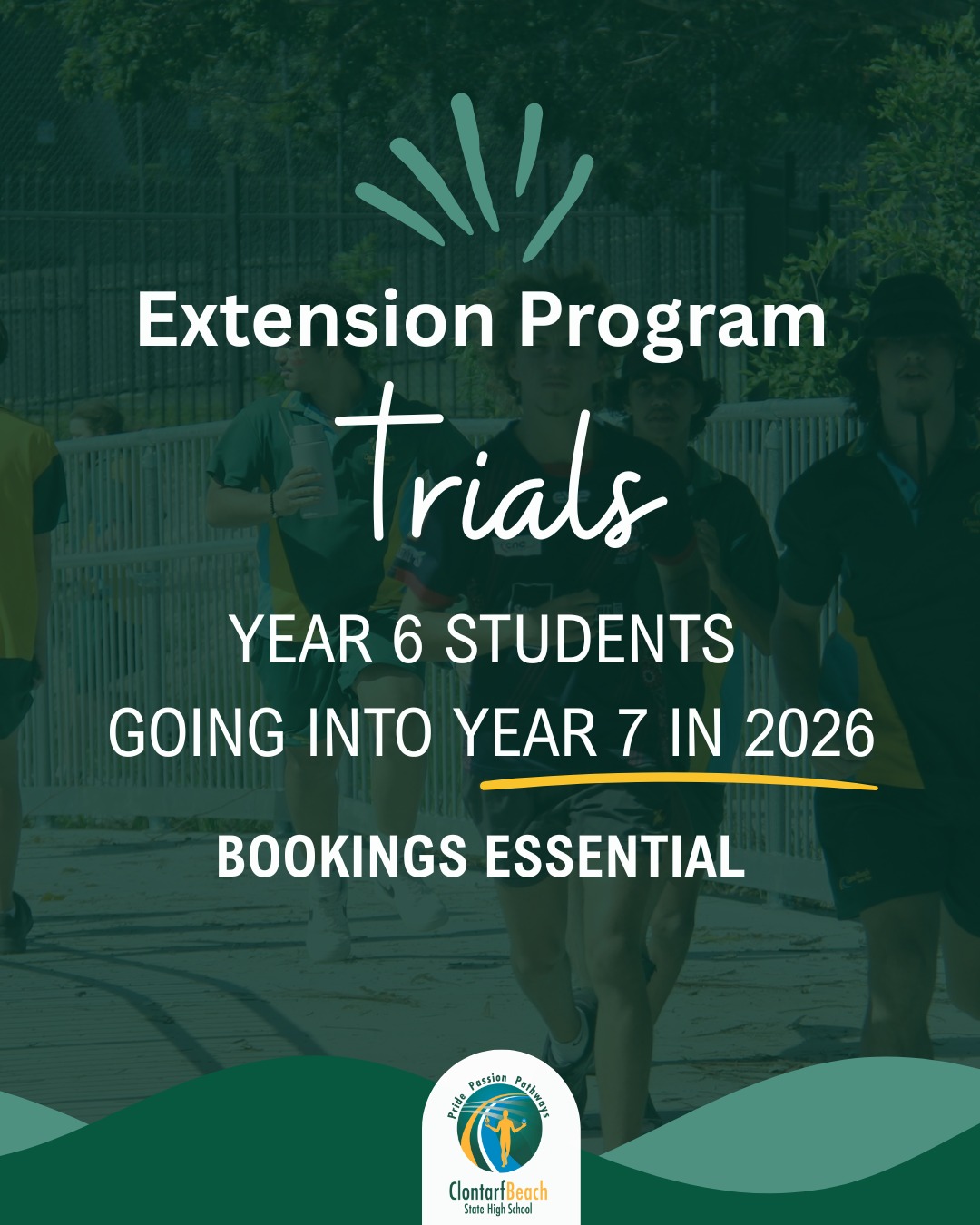 Clontarf - Extension Program Trials 2025 Clontarf Beach SHS is offering ...