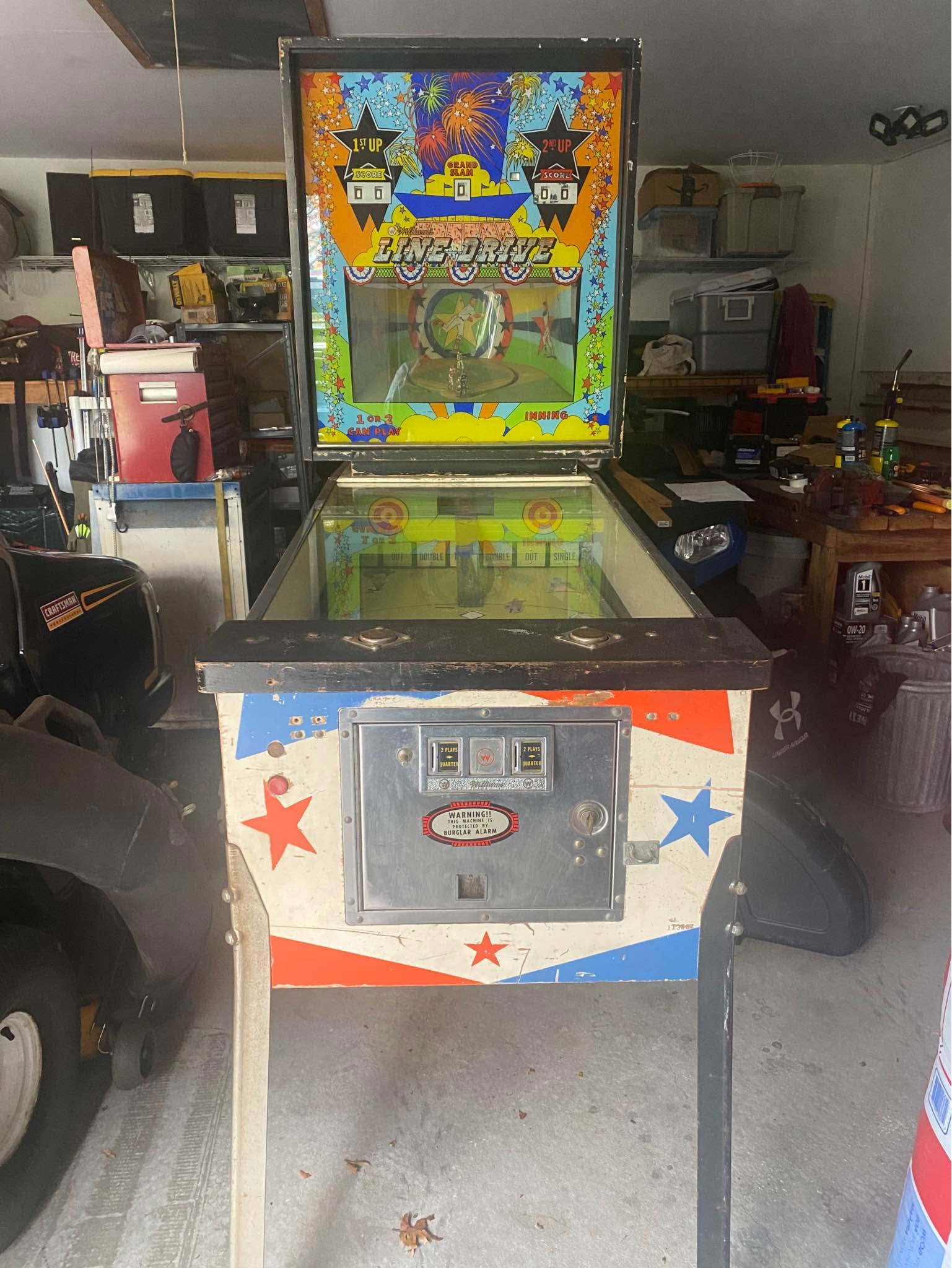 Line drive pinball machine - Outdoor Toys - Holtsville, New York ...