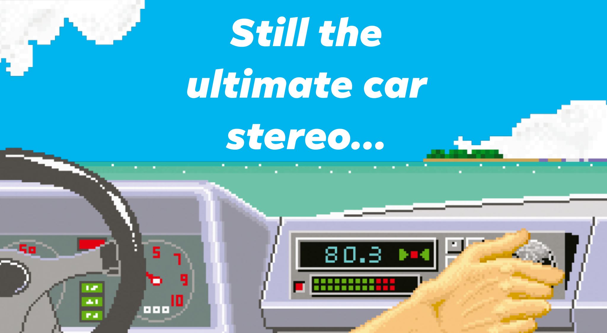 Remembering Outrun and the ultimate car stereo #outrun #sega