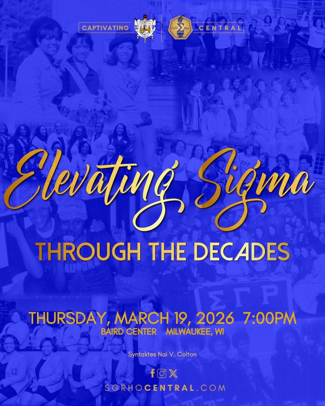 Central - Honoring our legacy. Celebrating our journey. Elevating Sigma ...