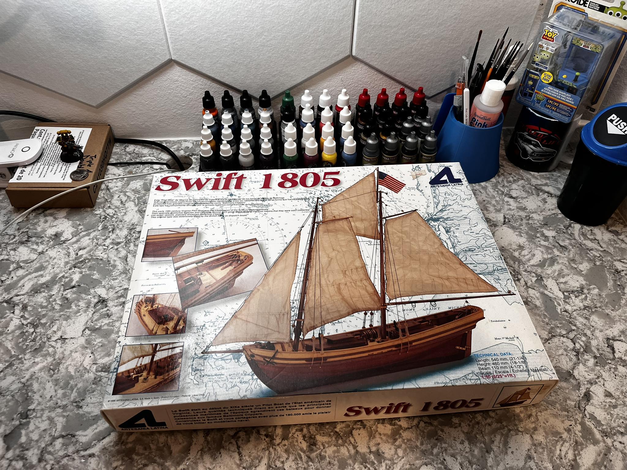 Amati Outils De Gréement Double Extrémité Pour Maquette De Bateau Bois – 2 Pièces