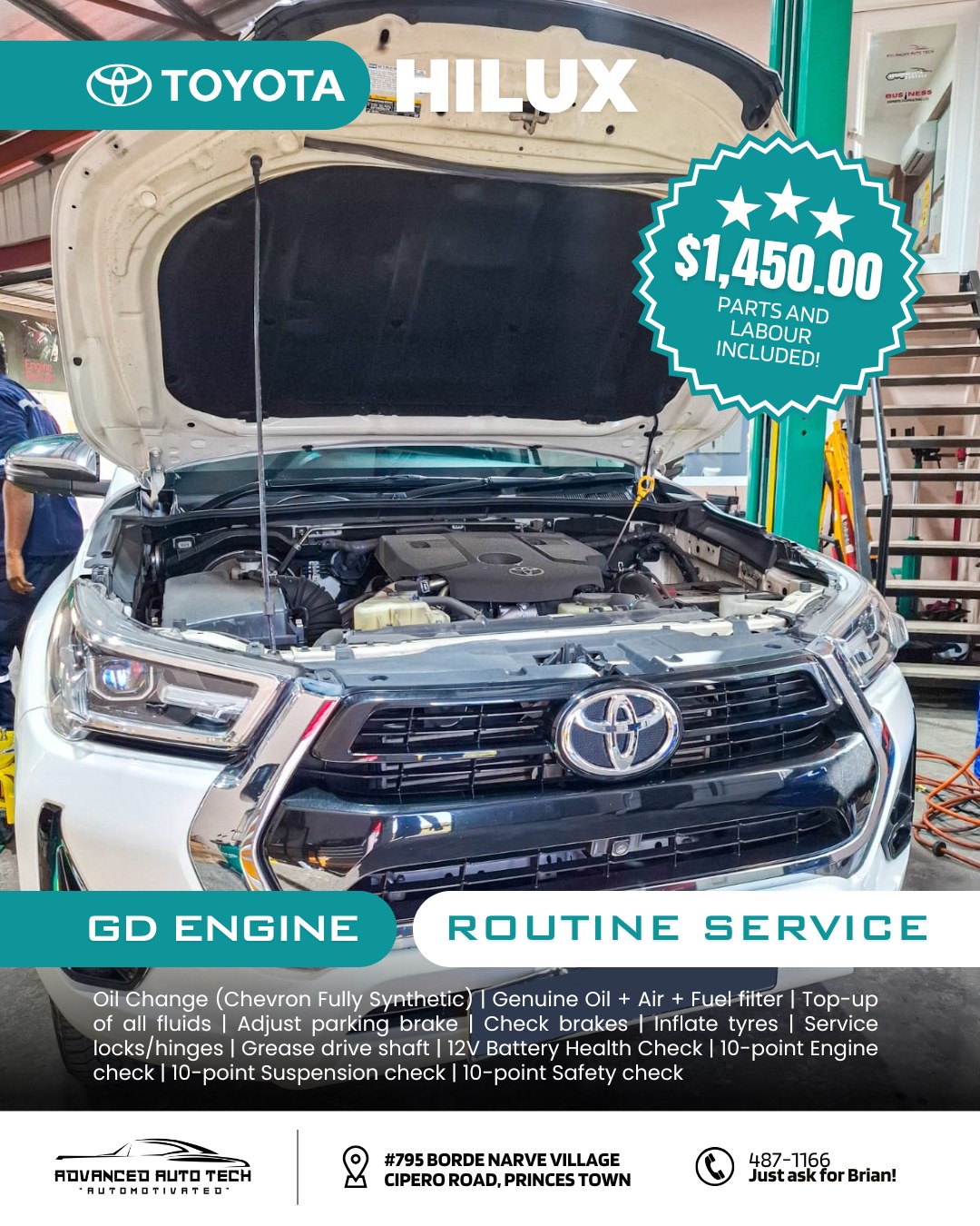 𝐓𝐎𝐘𝐎𝐓𝐀 𝐇𝐈𝐋𝐔𝐗 (GD... - Advanced Auto Tech & Detailing Services | Facebook