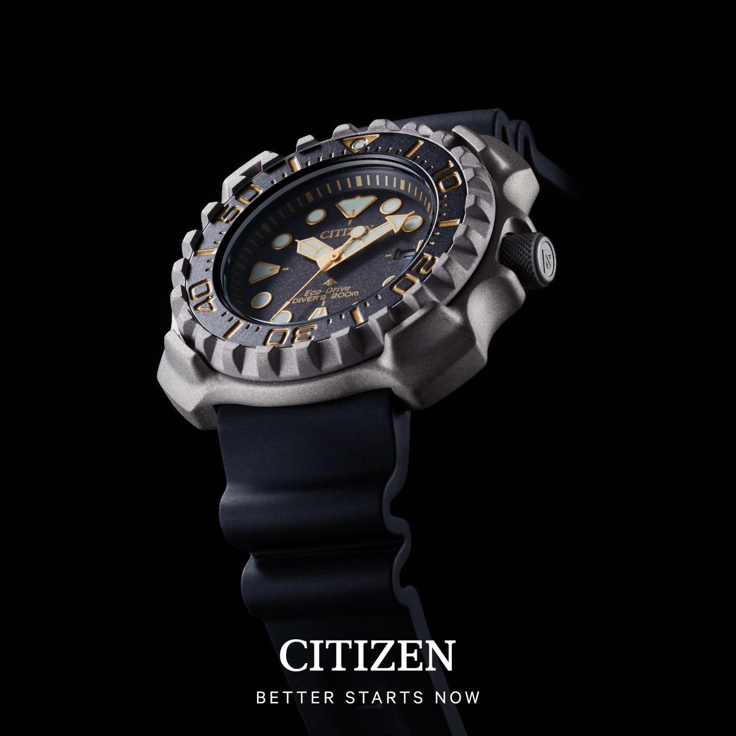 Citizen Oxy Ignis Air Diver's 200m watch with rare purple bezel