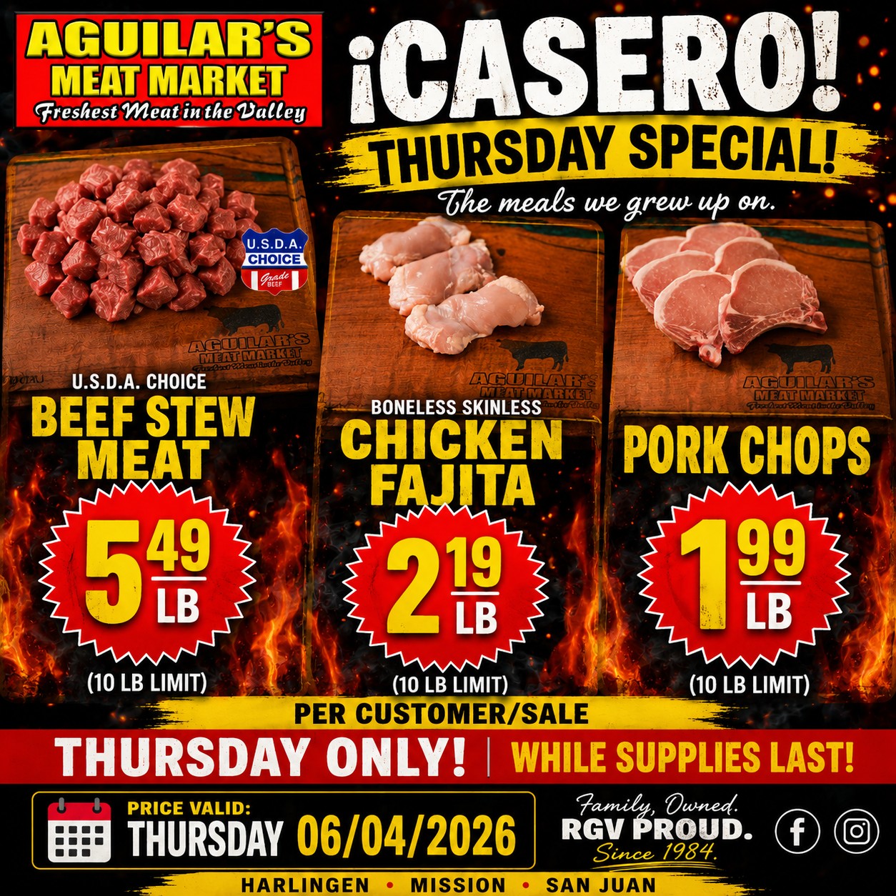 Aguilar's Meat Market added a new - Aguilar's Meat Market