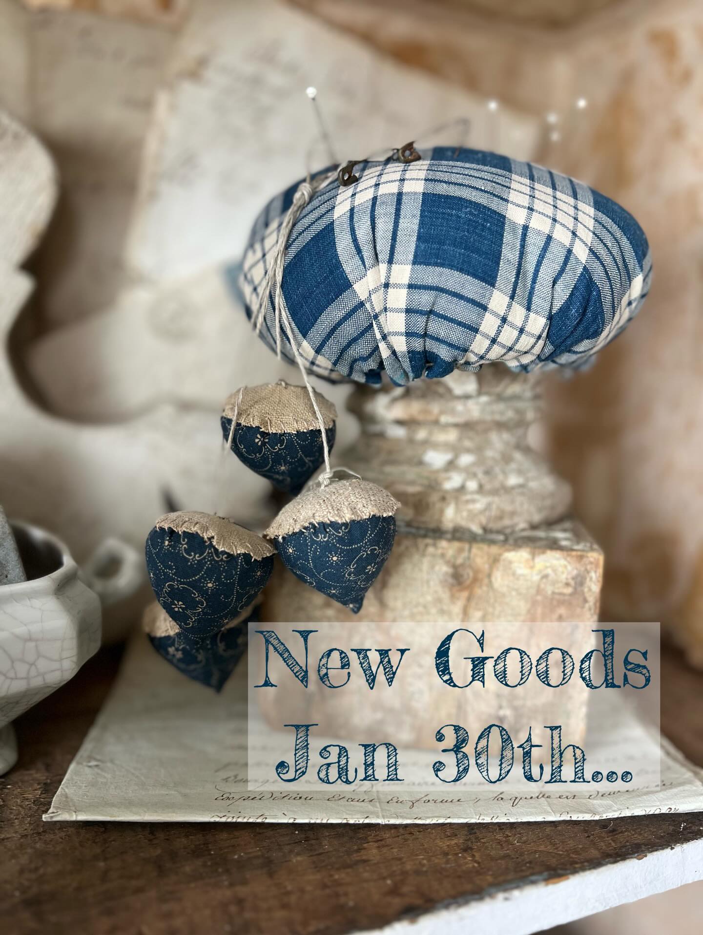 1871 - Working on new goodies…I’ll be updating my Etsy shop next Friday ...