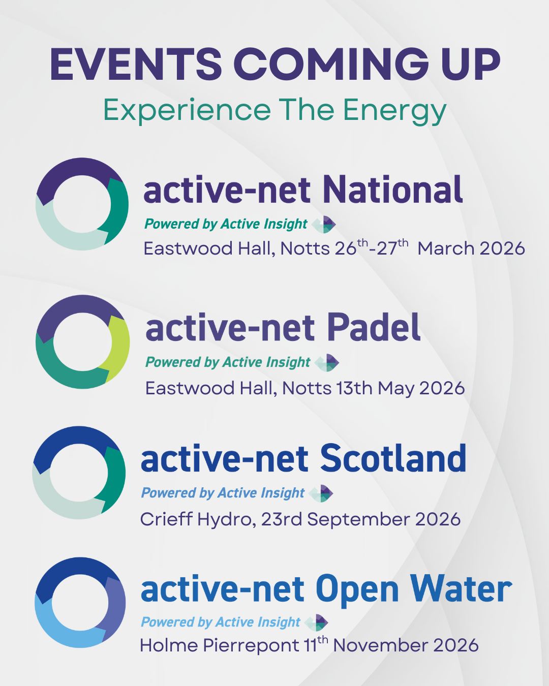 Active-Insight - 2026 Unmissable Dates! 💜 Book your spot today - https ...