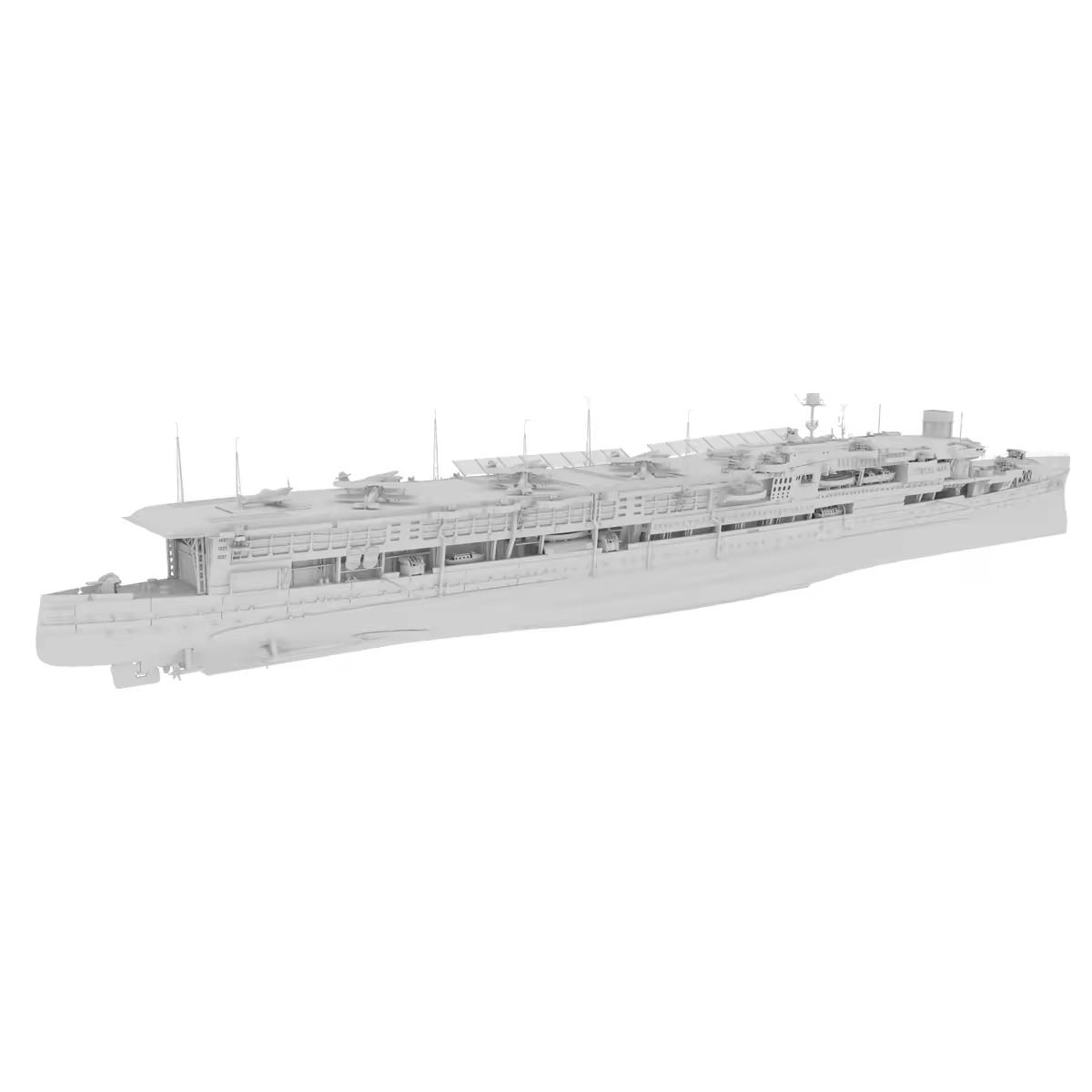 Triumph Model TM70009 1/700 HMS Aircraft Carrier Furious 1944 Box
