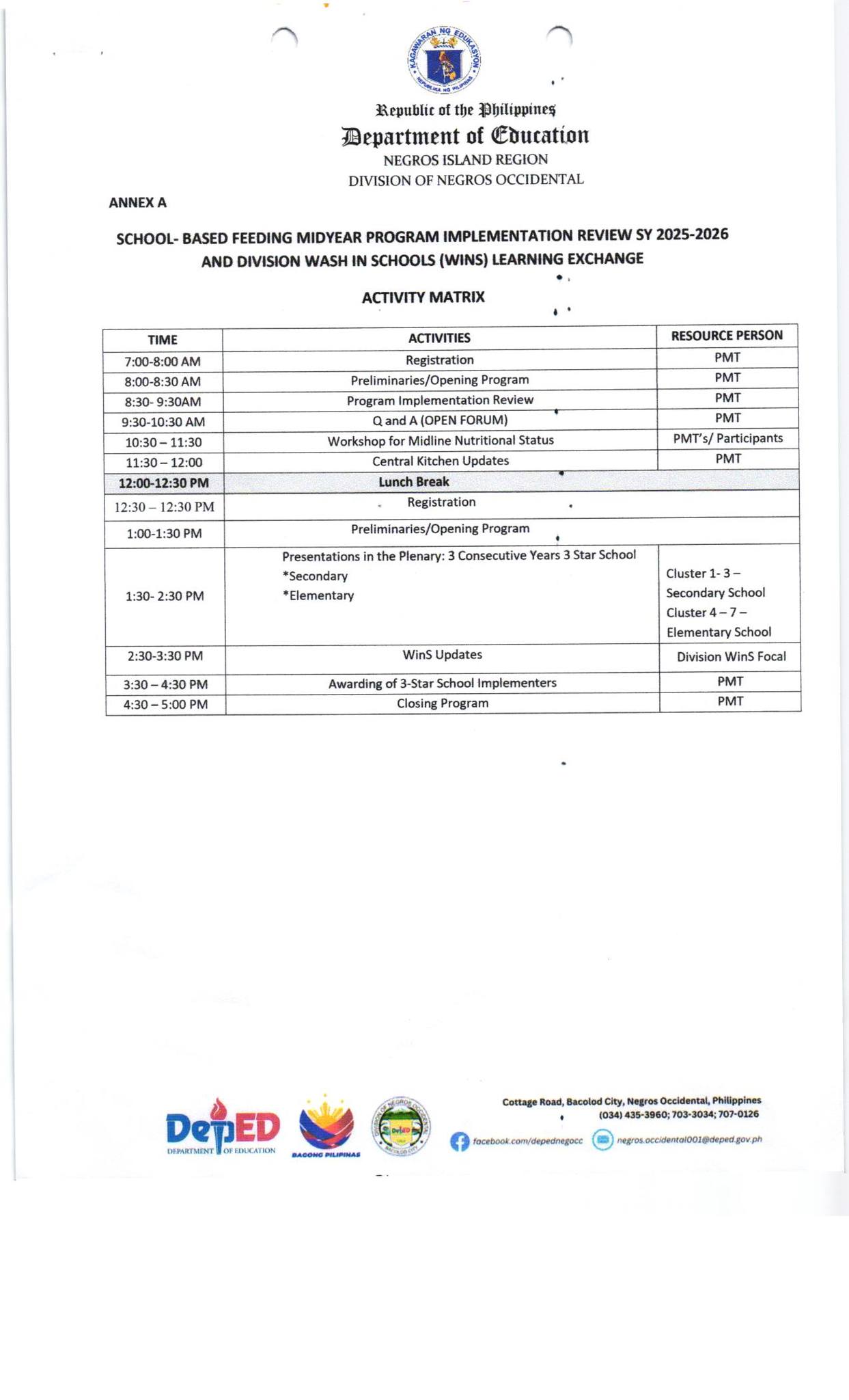 DEPED - Division... - DEPED - Division of Negros Occidental
