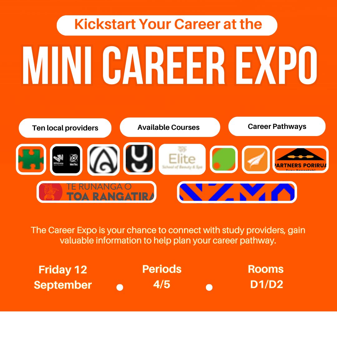 MANA - The Careers Department has organized a mini Careers Expo at Mana ...