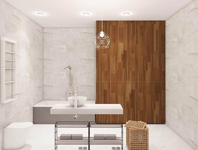 Erdvus vonios kambarys 🛁🚿 - Interior design unit