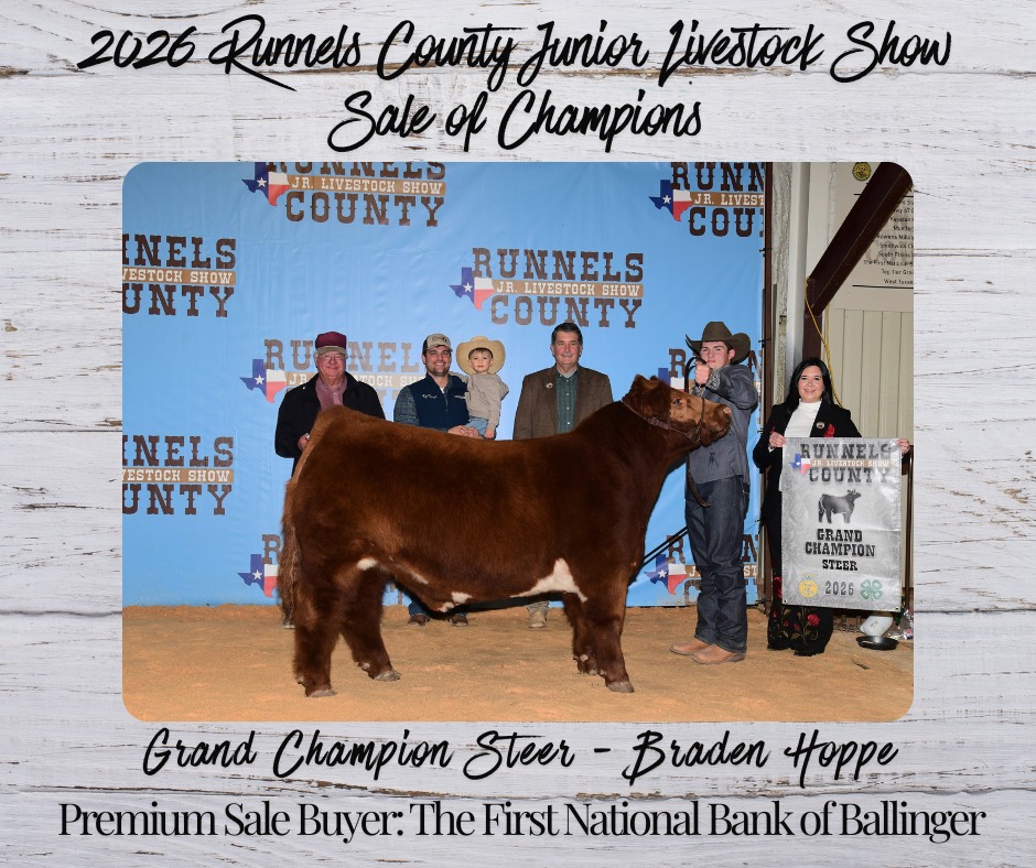 The First - FNBB is proud to be the buyer of the Grand Champion Steer ...