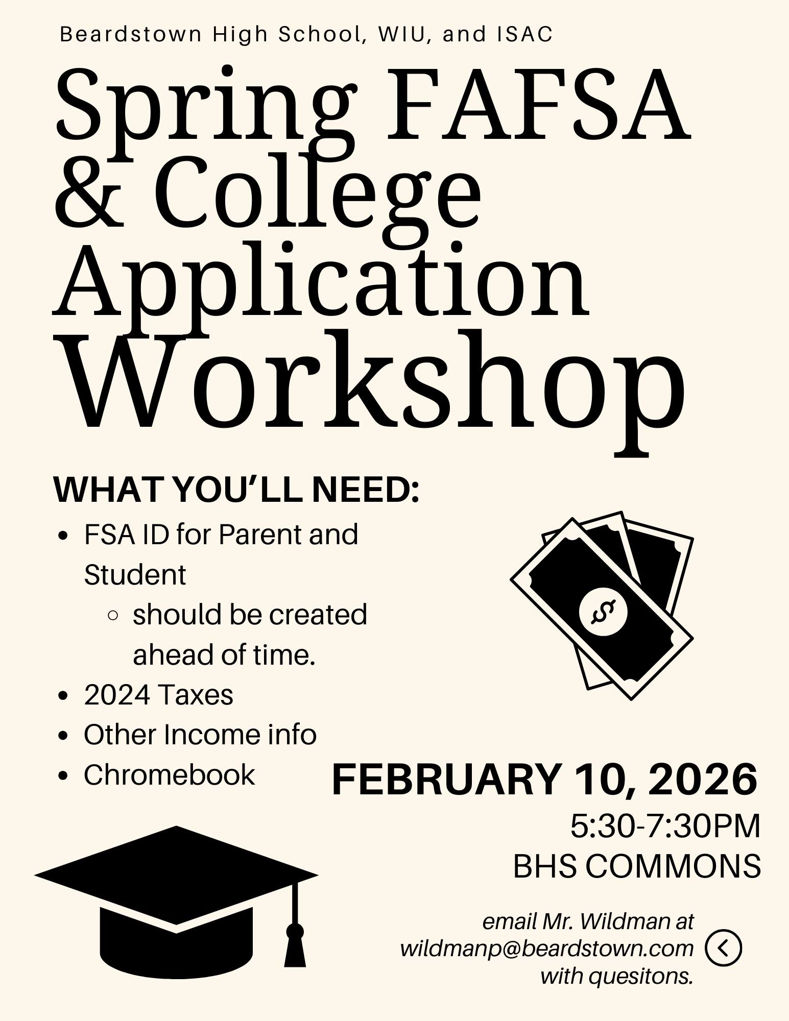 Beardstown - Attention Class of 2026: Get Help with FAFSA & College ...