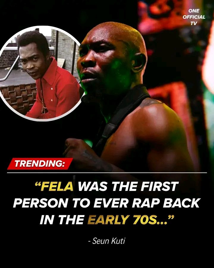Nigeria - Before African American rappers , Fela was the First rapper 😲 ...