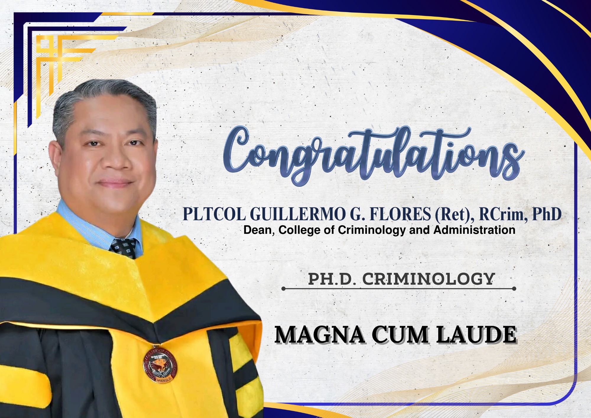 🎉🎓𝐂𝐎𝐍𝐆𝐑𝐀𝐓𝐔𝐋𝐀𝐓𝐈𝐎𝐍𝐒,... - Criminology Society of ICCT - CSI | Facebook