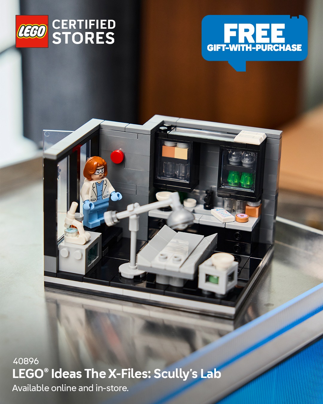 FREE GIFT ALERT! Purchase the LEGO® Ideas The X-Files (21369) set