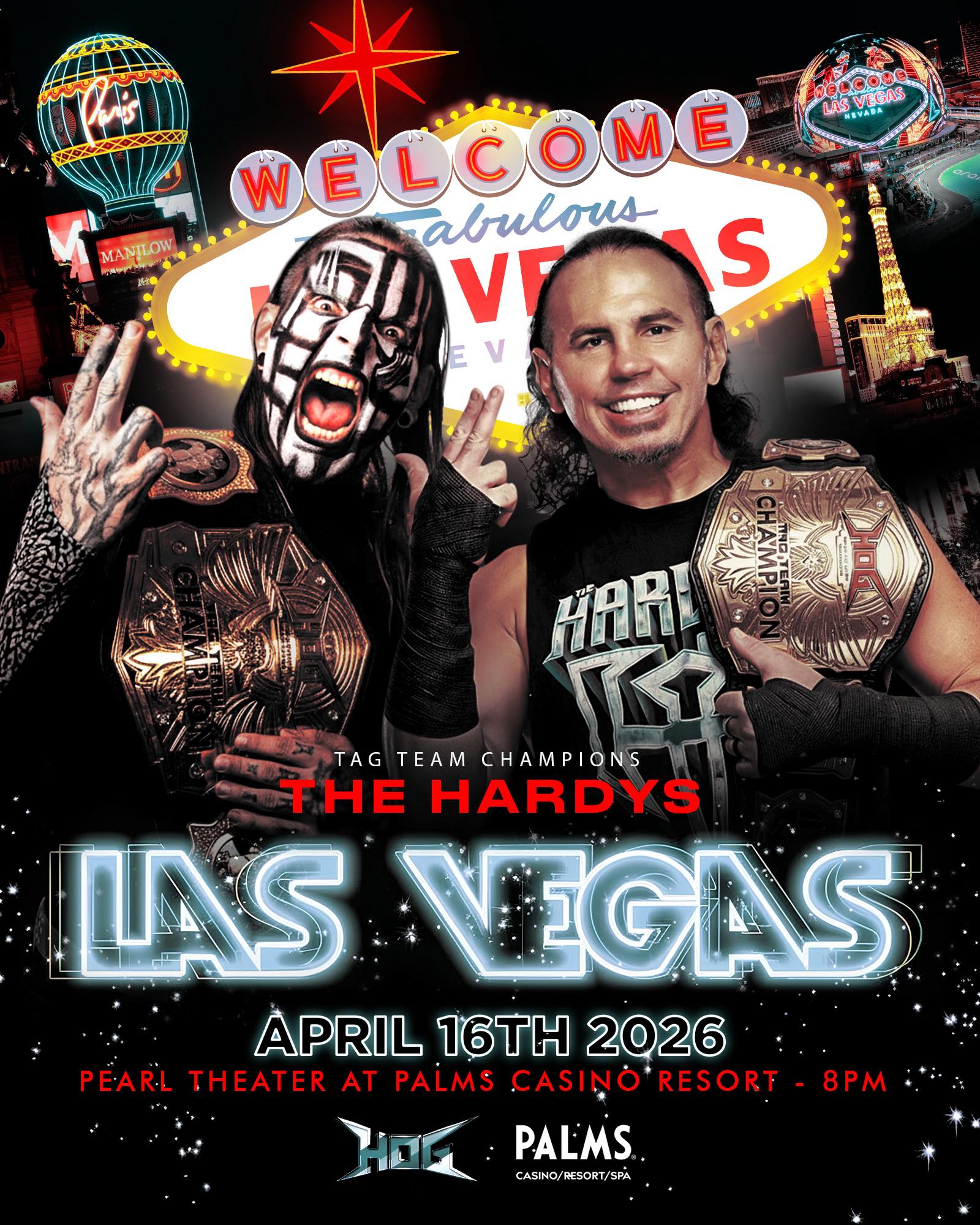 LAS VEGAS…The GOATS ARRIVE 🎰🔥 The HOG Tag Team Champions The