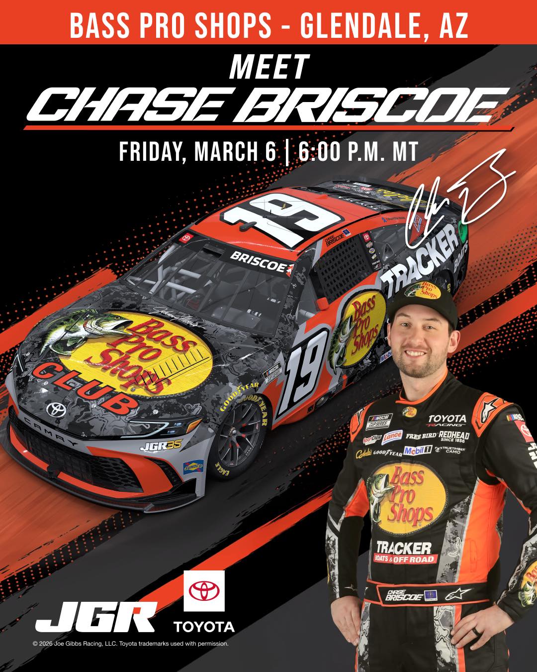 キャプテン Head to the Bass Pro Shops in Glendale, AZ on Friday and meet