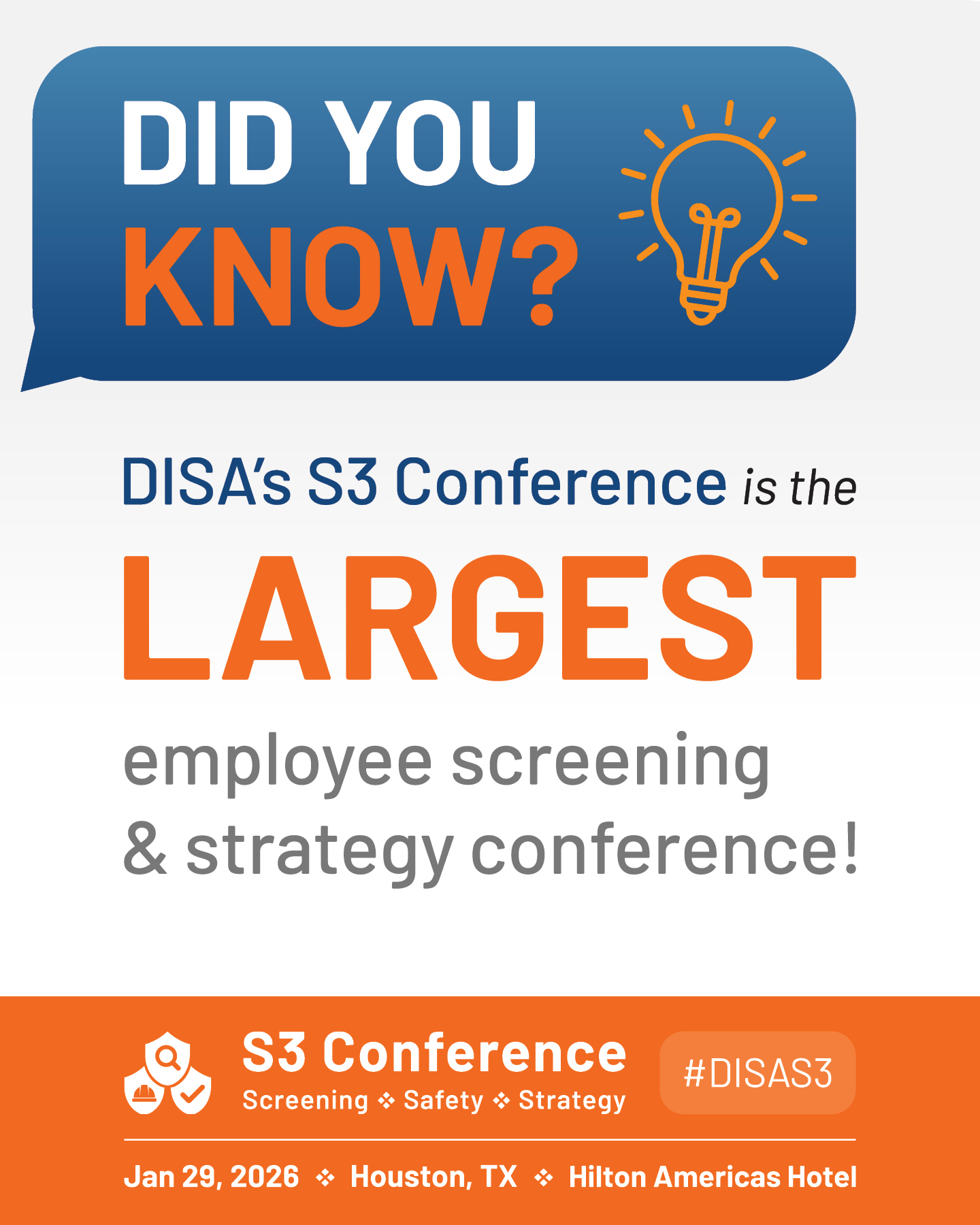 🌟 Today's #DISAS3 2026 speaker... - DISA Global Solutions | Facebook