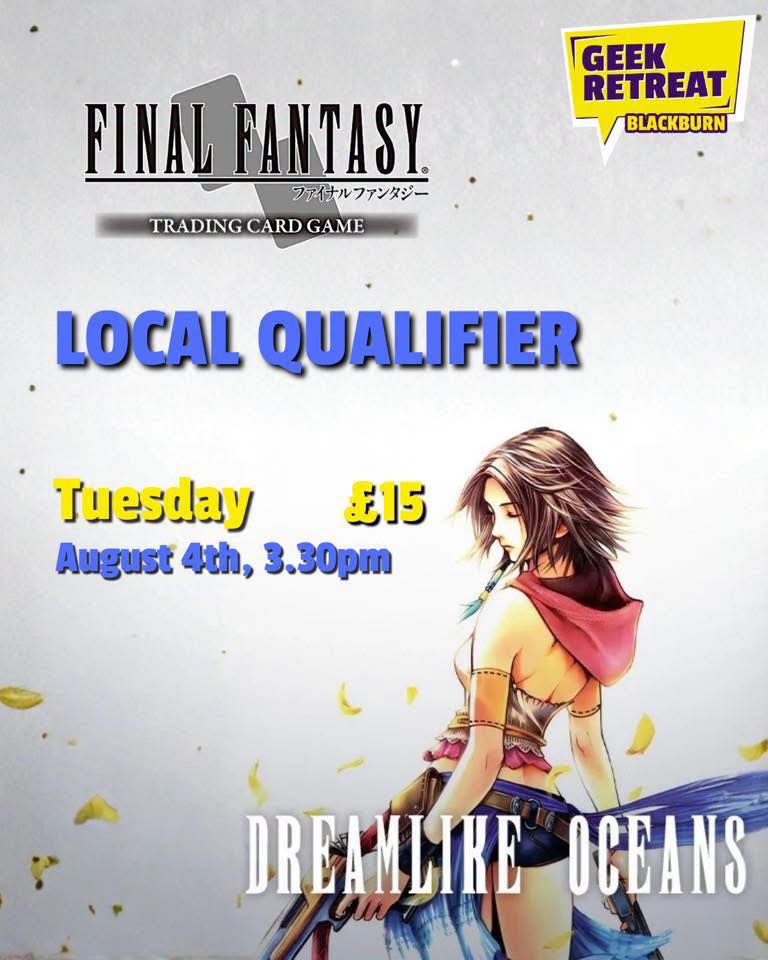Final Fantasy TCG local qualifier at Geek Retreat Blackburn