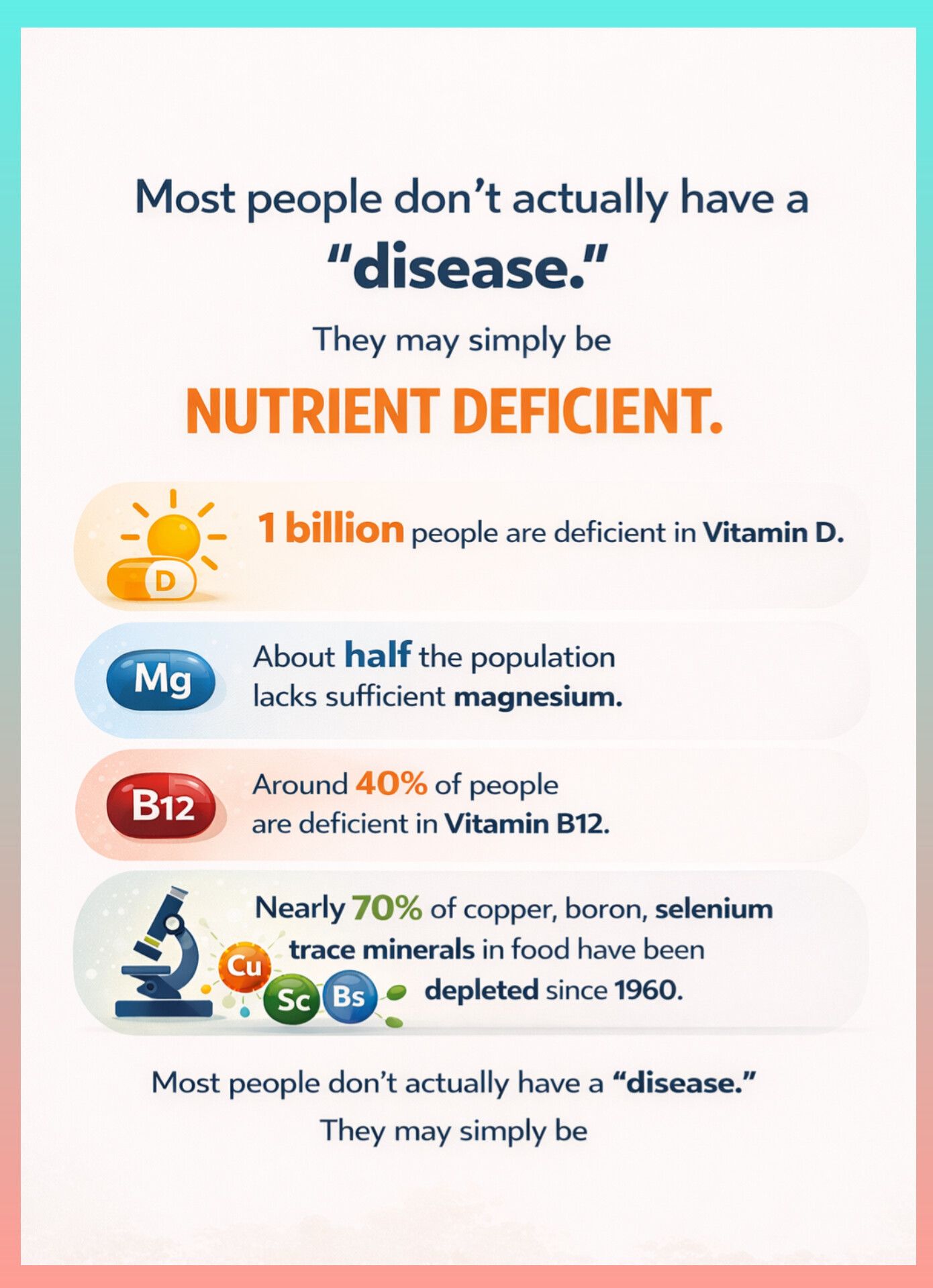 Autoimmune - Most people aren’t sick — they’re just nutrient deficient ...