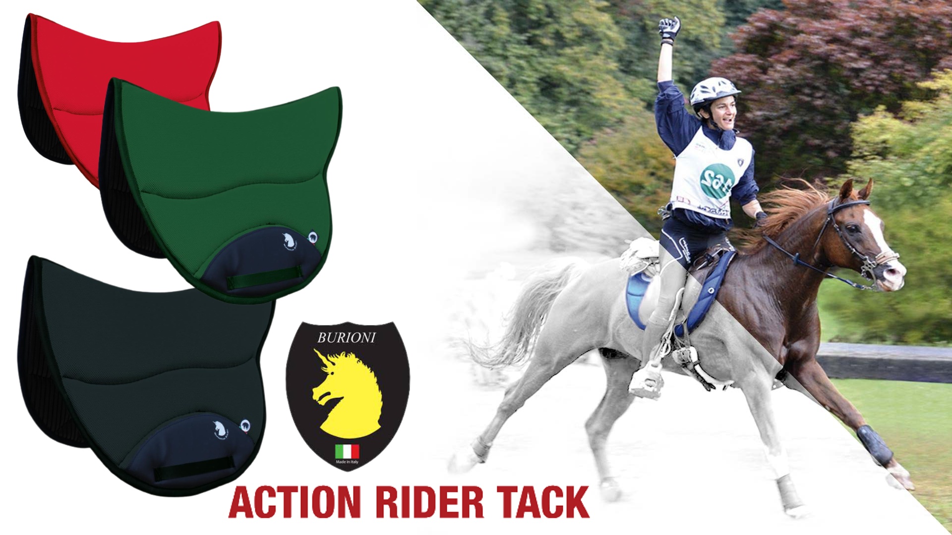 Action - Burioni 9000 Endurance Saddle Pad Air System Technology is a ...