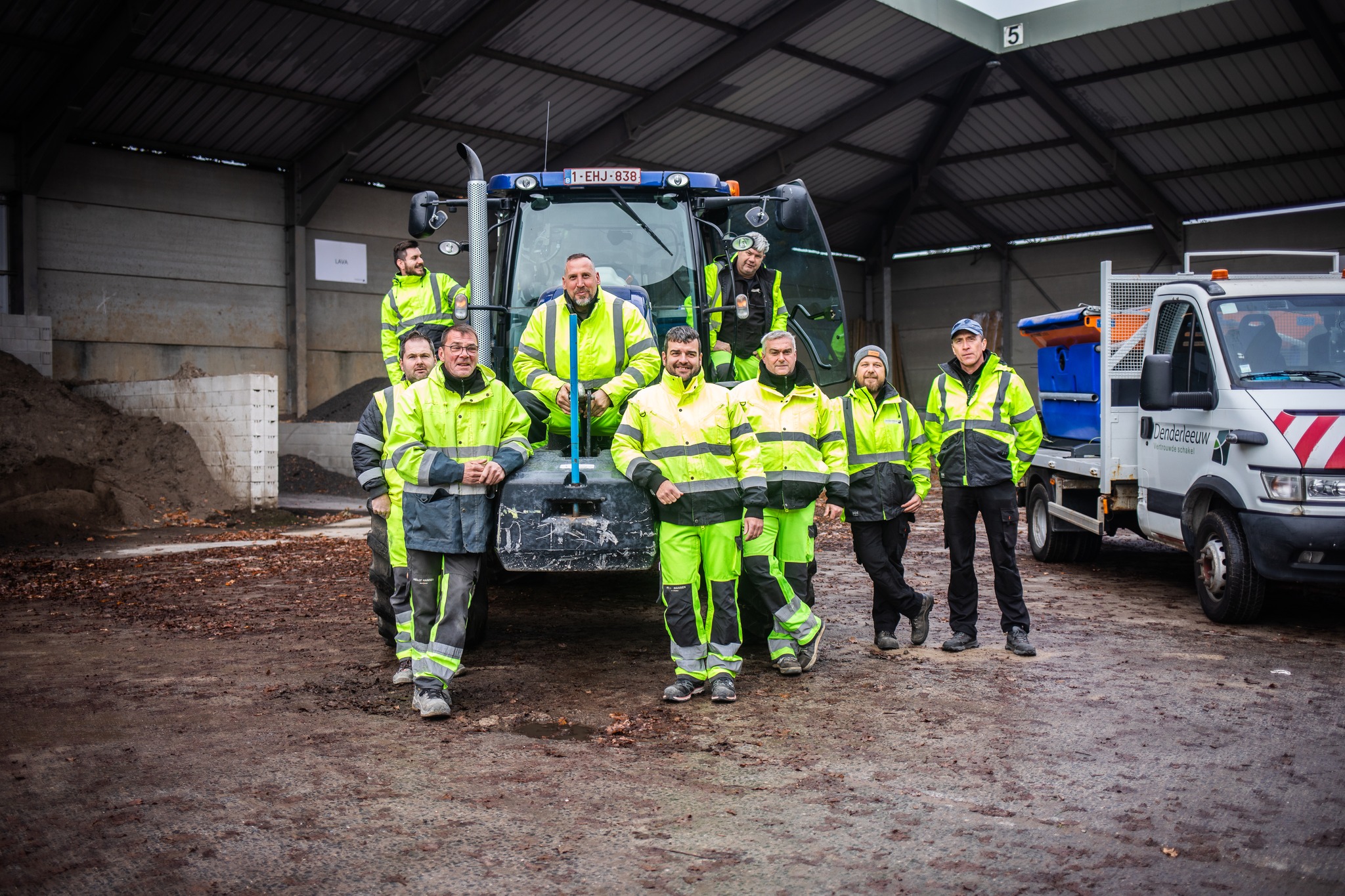 Denderleeuw - Onze strooiploeg blijft paraat en is opnieuw de baan op ...