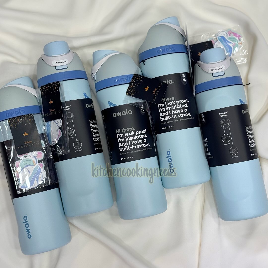 Cinderella 👠🤩 Owala FreeSip 24oz in Cinderella Available instock