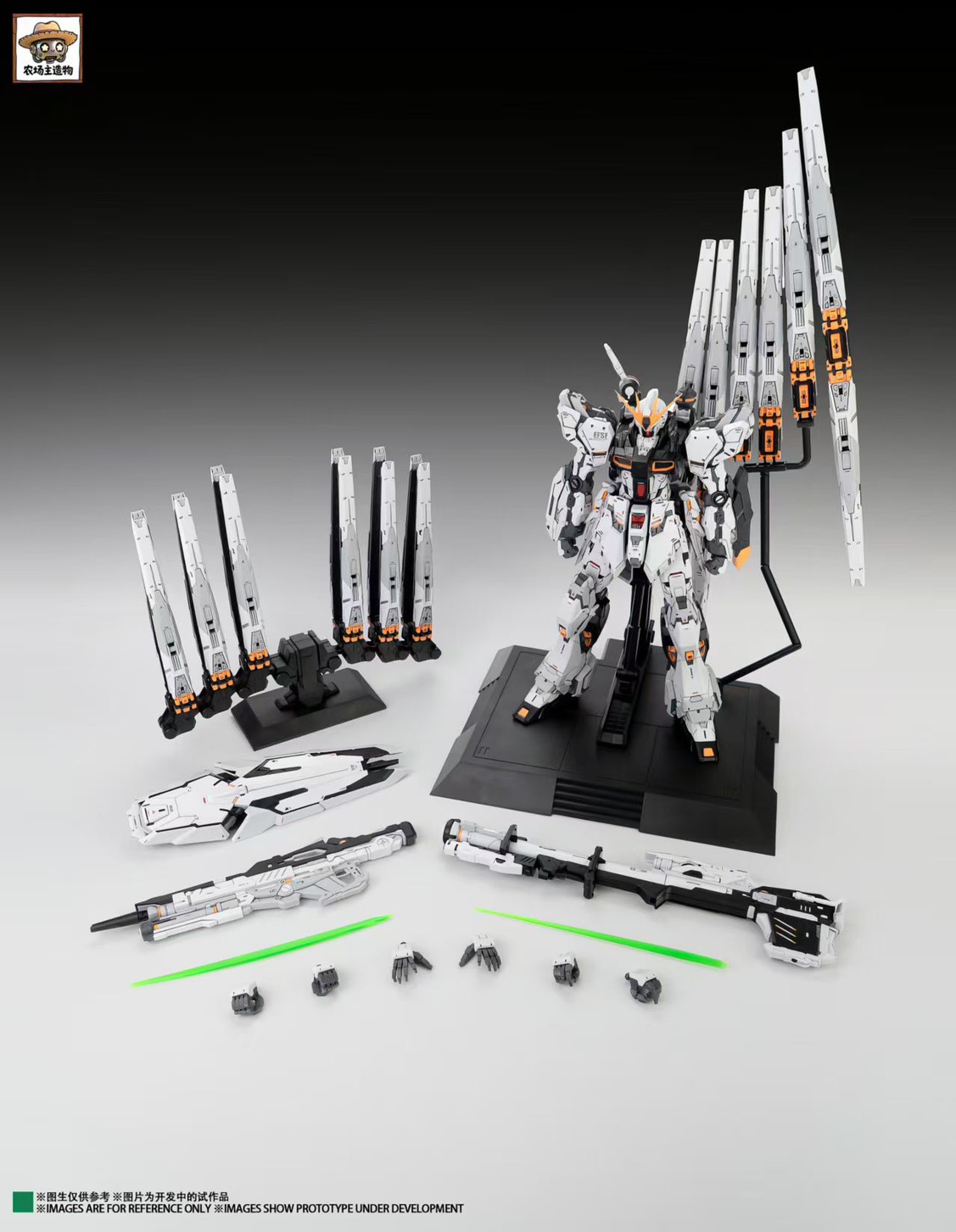 預購：【農場主造物1/100 財牛牛鋼GK外觀組裝模型】 主體高度：240mm