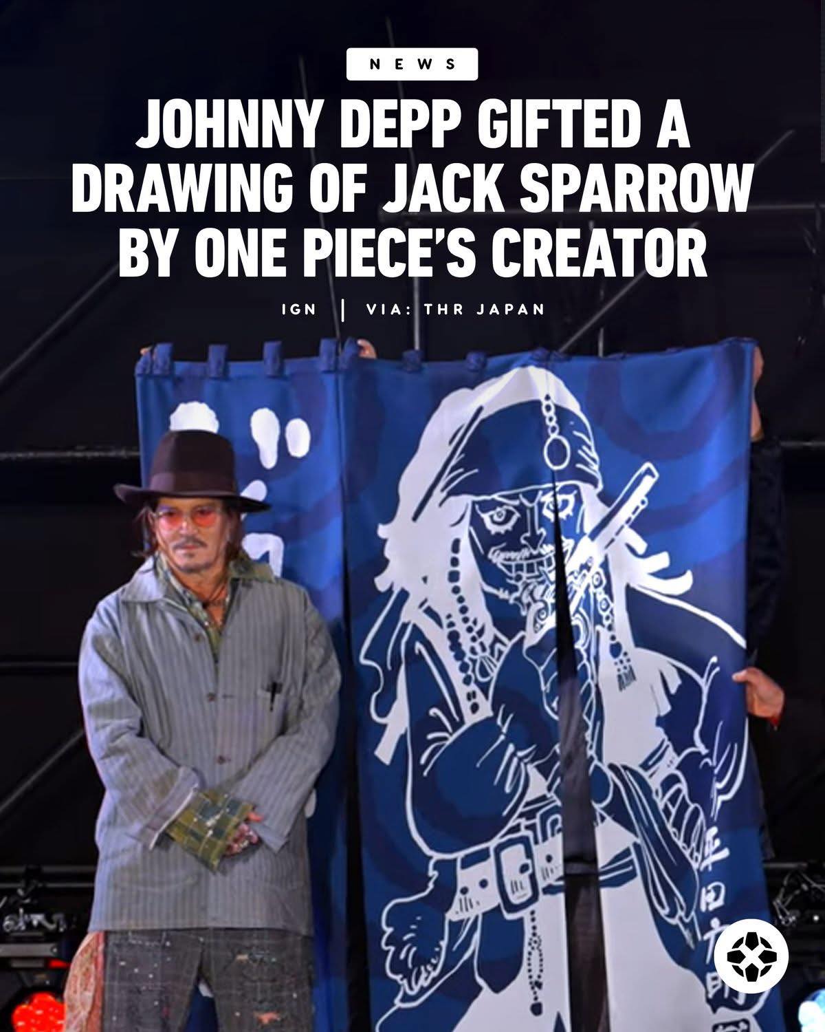 Johnny Depp's Jack Sparrow autograph in 2026 Chrome Disney