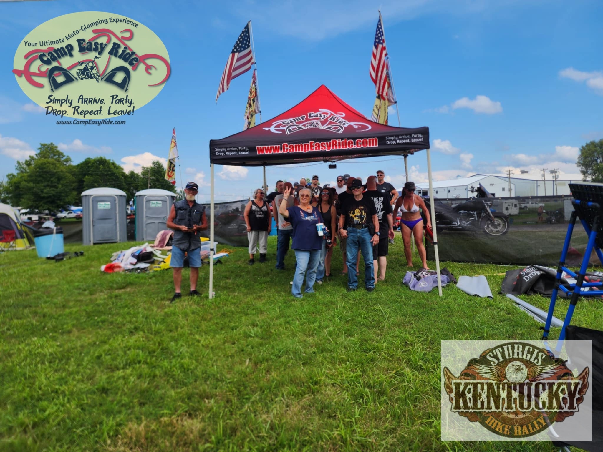 Let the fun begin... - Camp Easy Ride- Pop Up Rally Lodging | Facebook