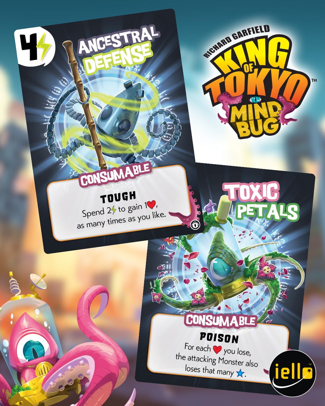 King - 🐙 King of Tokyo Mindbug 🐙 Two more types of consumable cards ...