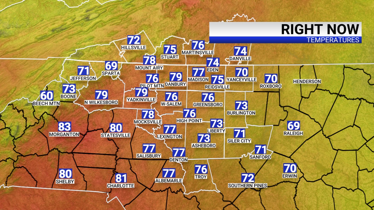 Van - Winding down the day! Here are your 5 p.m. temperatures from the ...