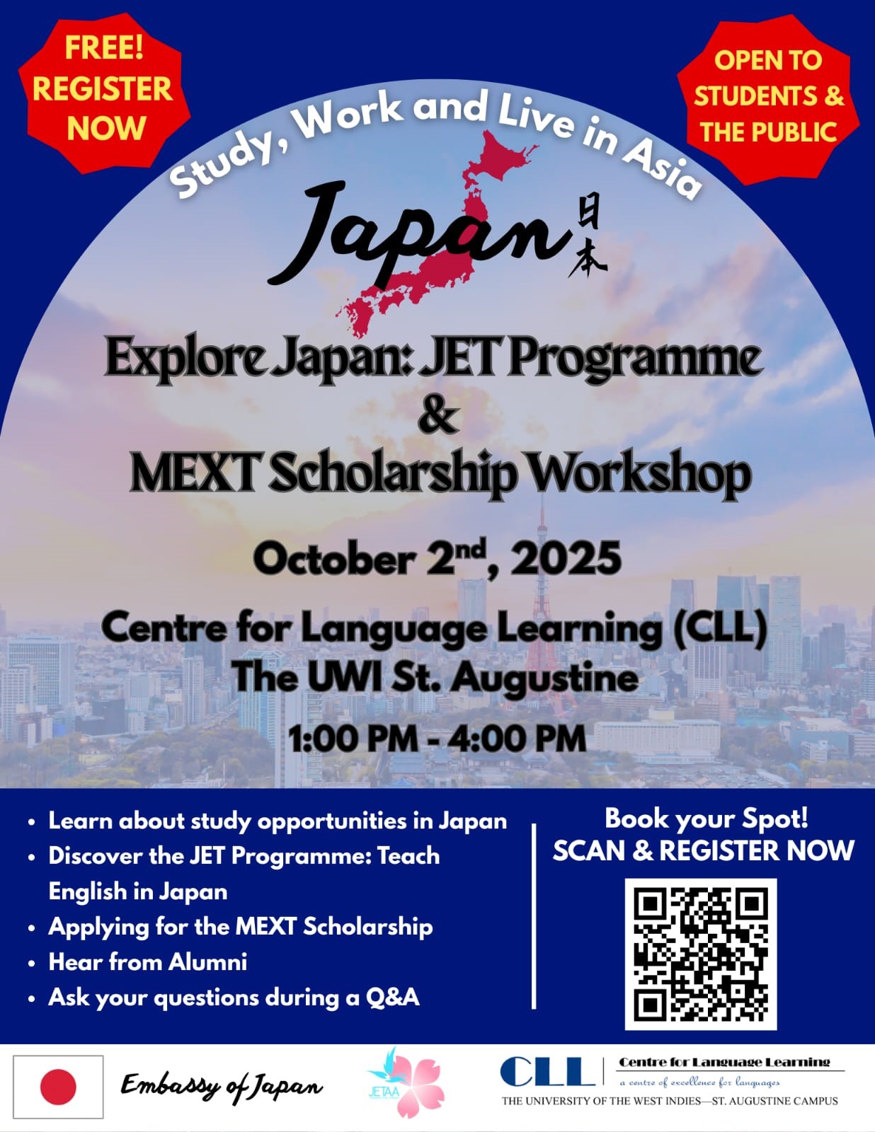 JET Programme and MEXT Scholarship Workshop