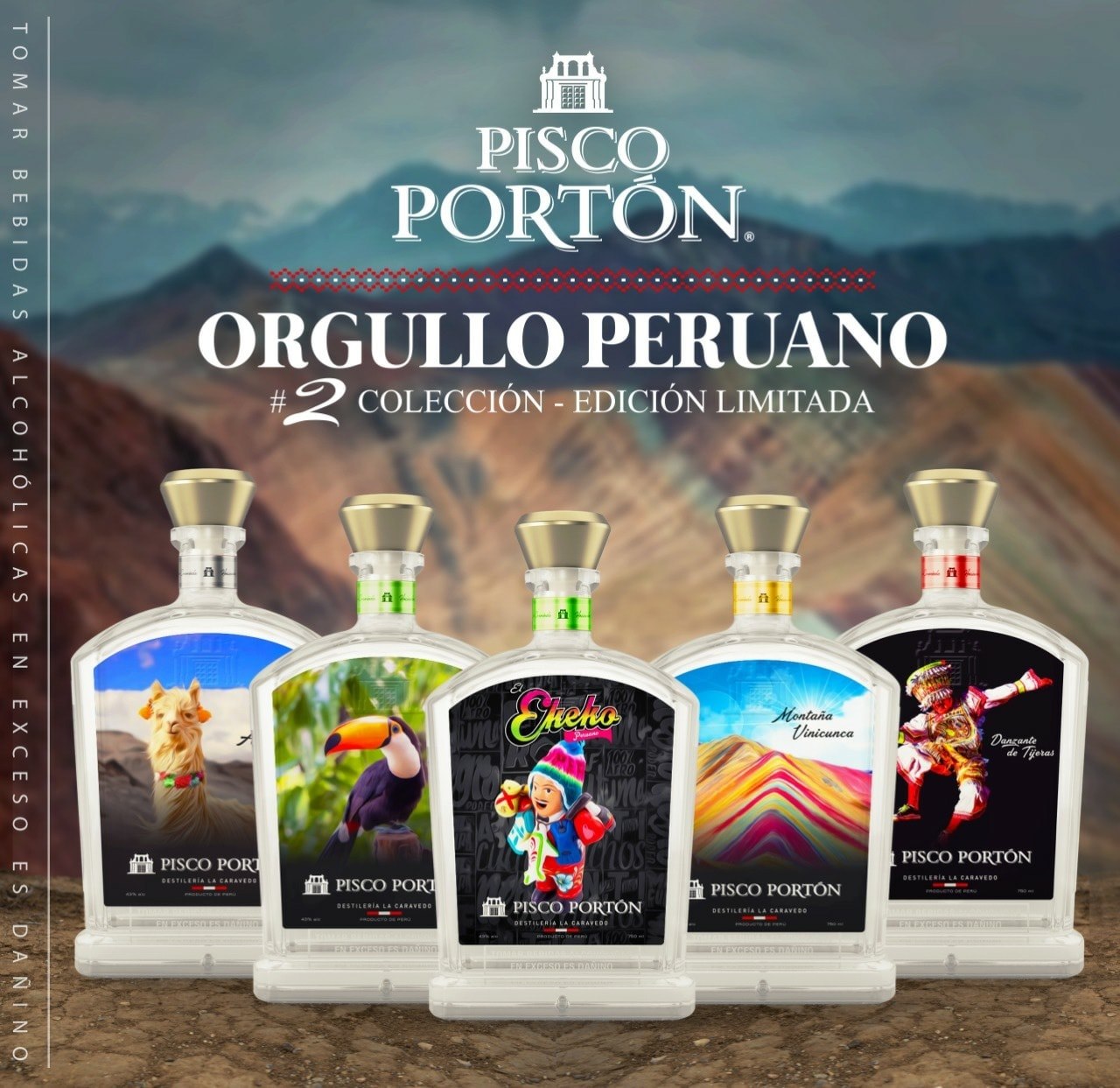 Pisco Porton mosto verde Torontel y Acholado x 750ML 👉Pedidos al