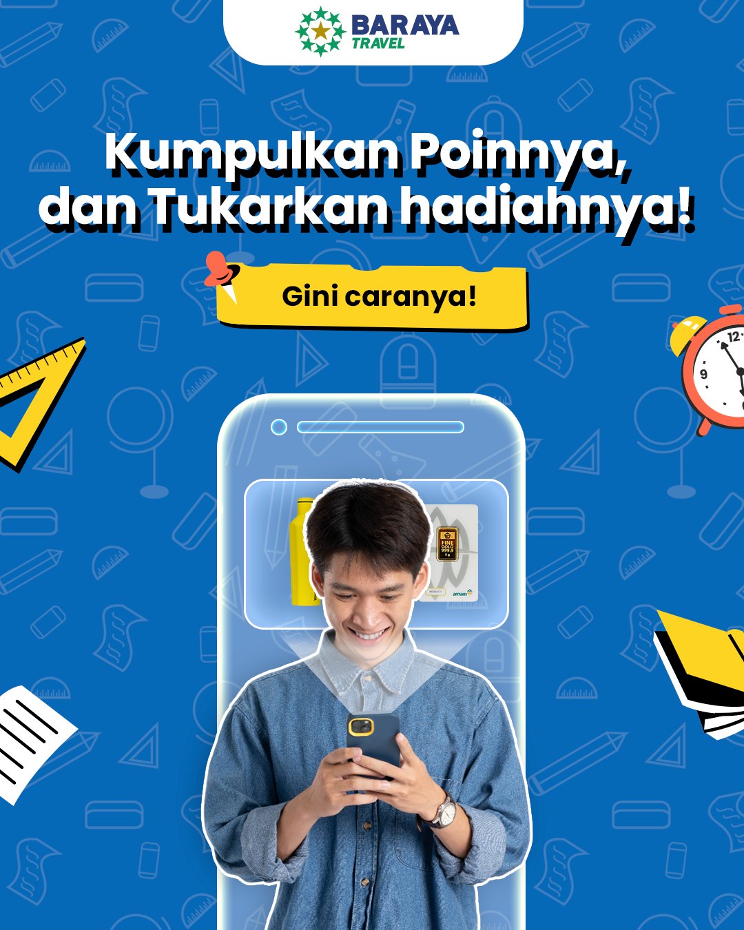 Baraya Travel - 🎉 Kumpulkan Poin, Tukarkan Hadiah! 🎁... | Facebook