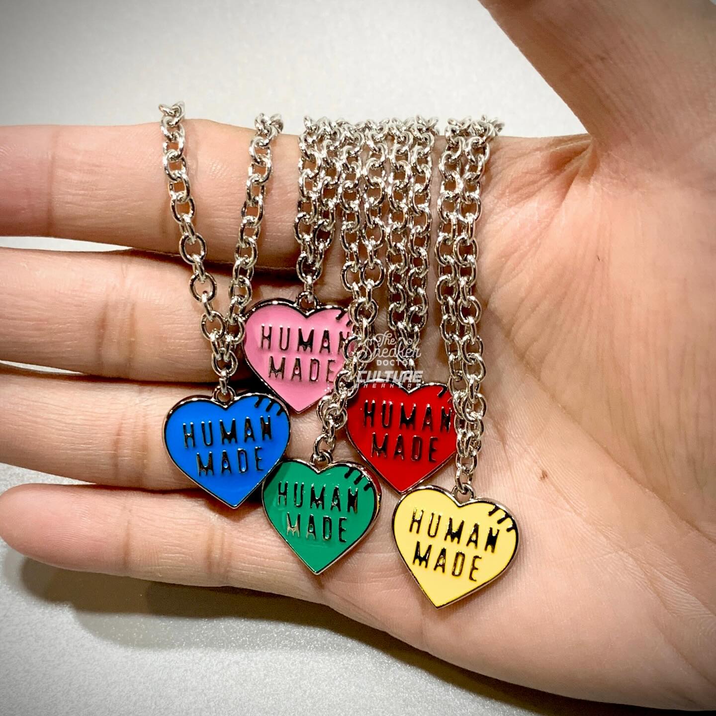NOW AVALAIBLE IN-STORE? Human Made Heart Logo Silver Necklace Php 