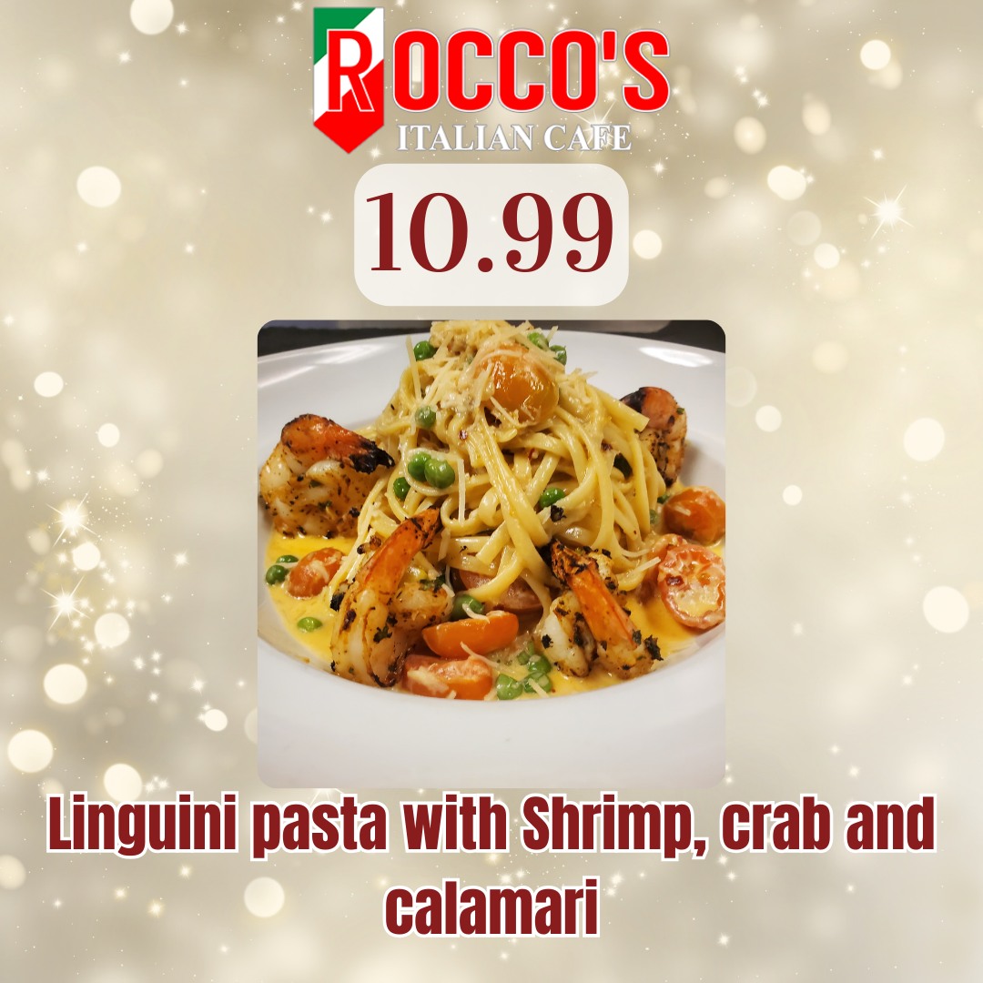 Rocco's - Today's Special: Chef’s Special Linguine Pasta with light ...