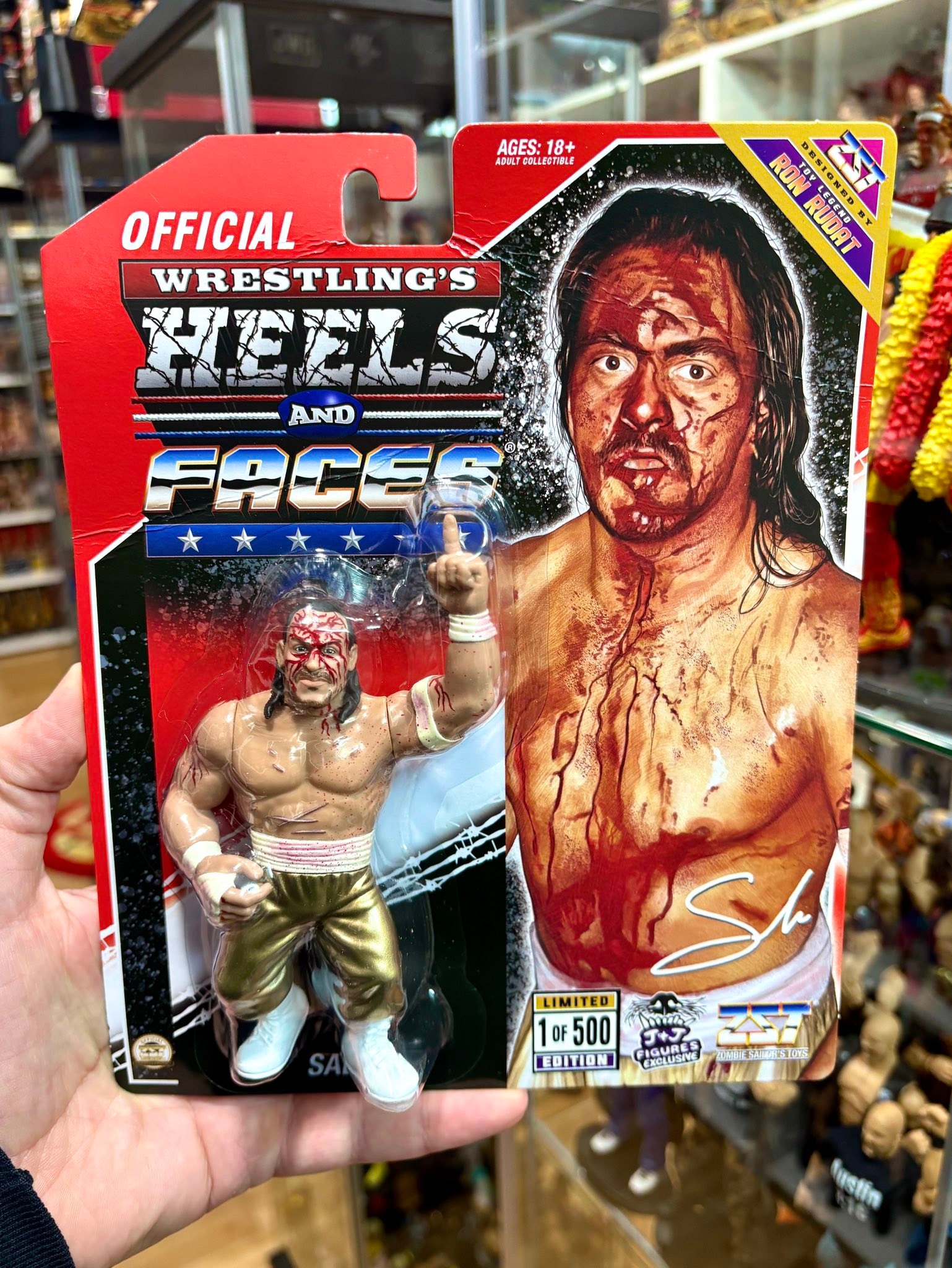 Wrestling's Heels and Faces Sabu 未開封ハズブロ Finally got my hands on the Bloody Sabu Heels & Faces
