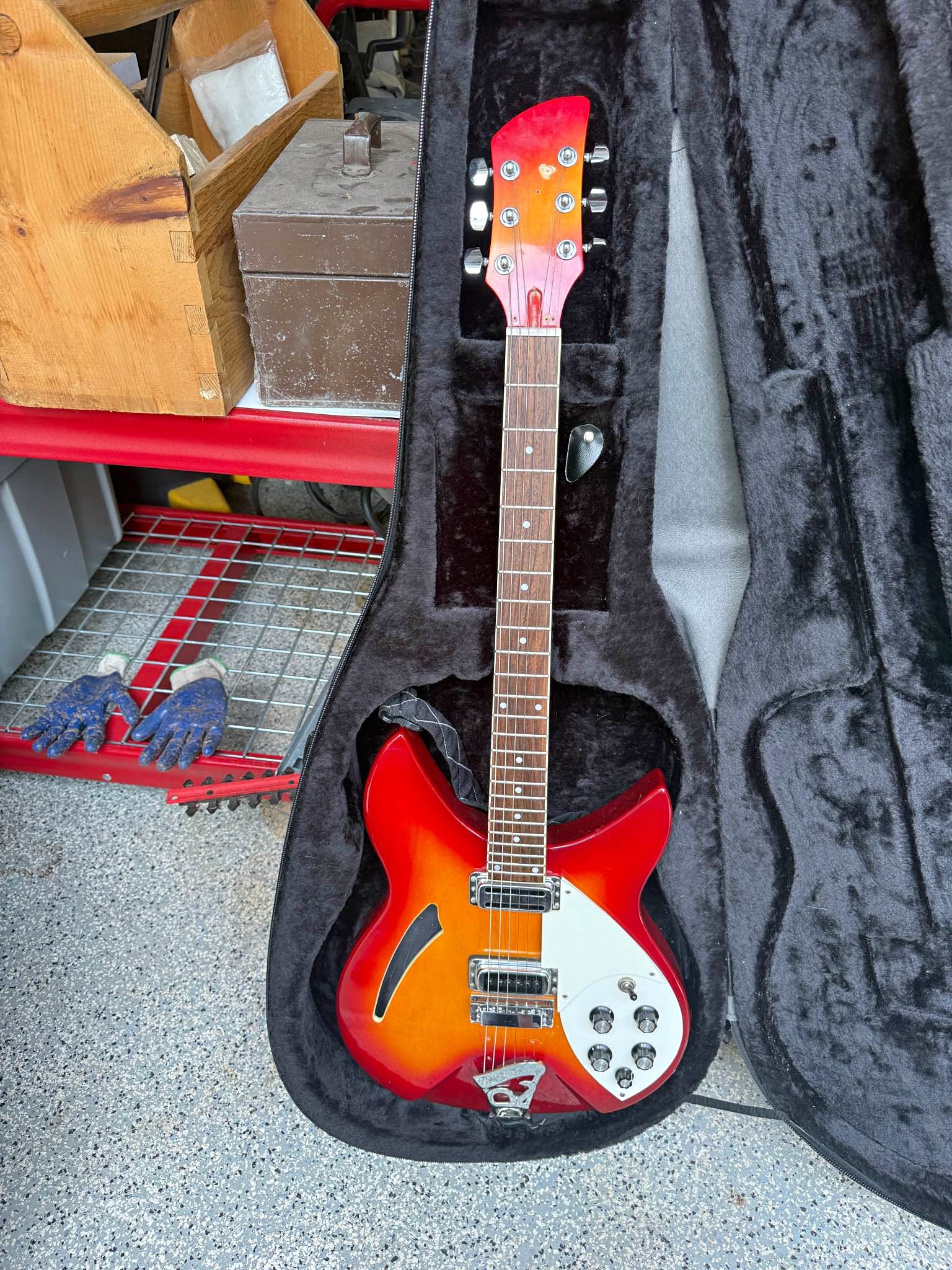 Rickenbacker copy, amp, and case - Electric Guitars - Seminole, Florida ...