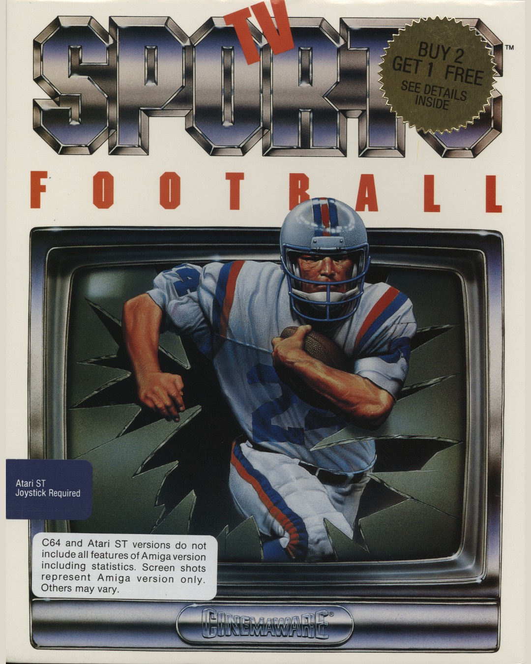 From CHM's Archive 🏈 Cinemaware's 1988 classic TV Sports