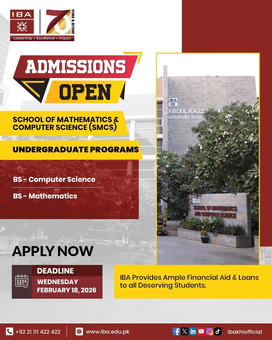 IBA Karachi - Unlock Your Future with IBA-SMCS!... | Facebook
