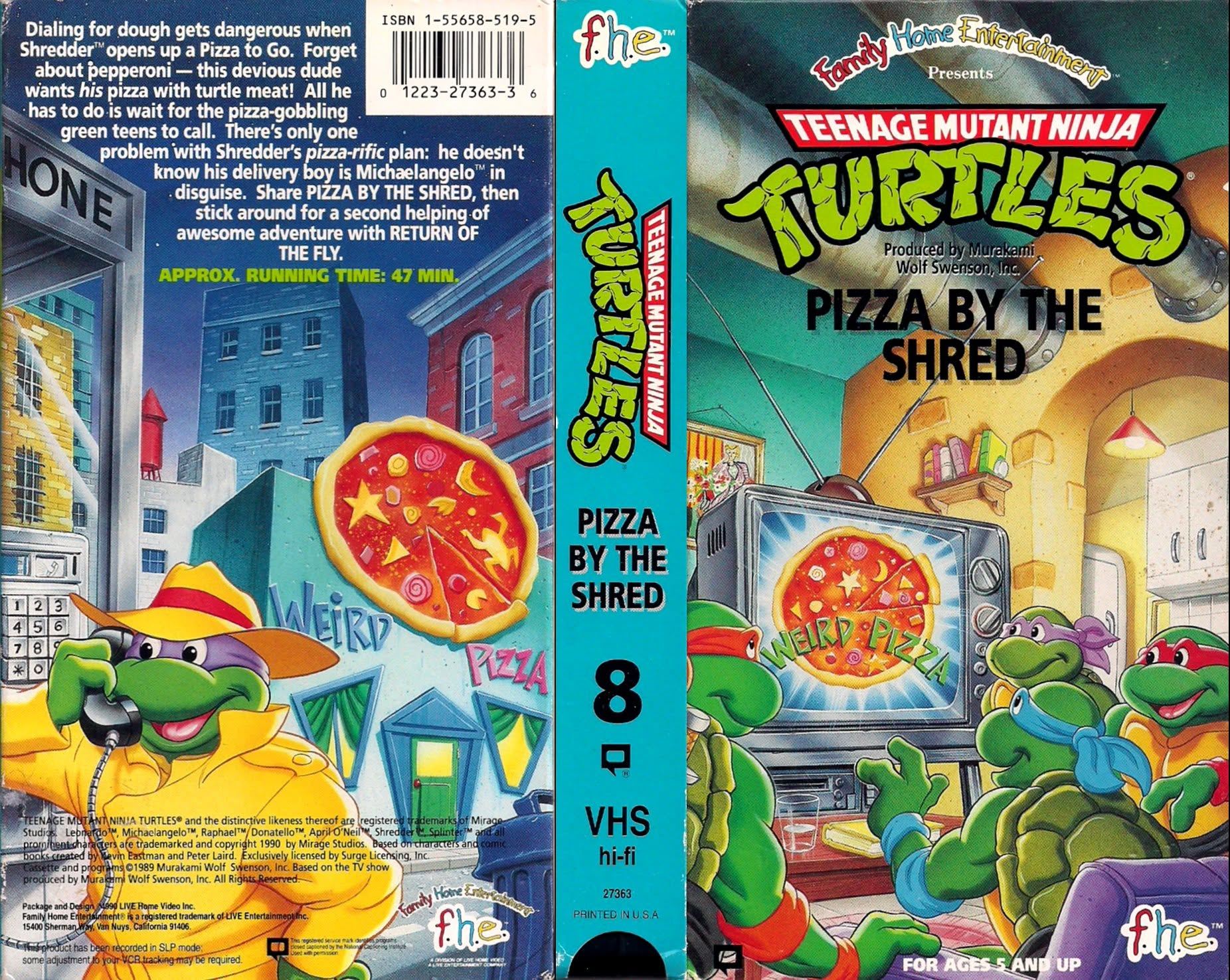 Blast from the past! Teenage Mutant Ninja Turtles: Pizza By The