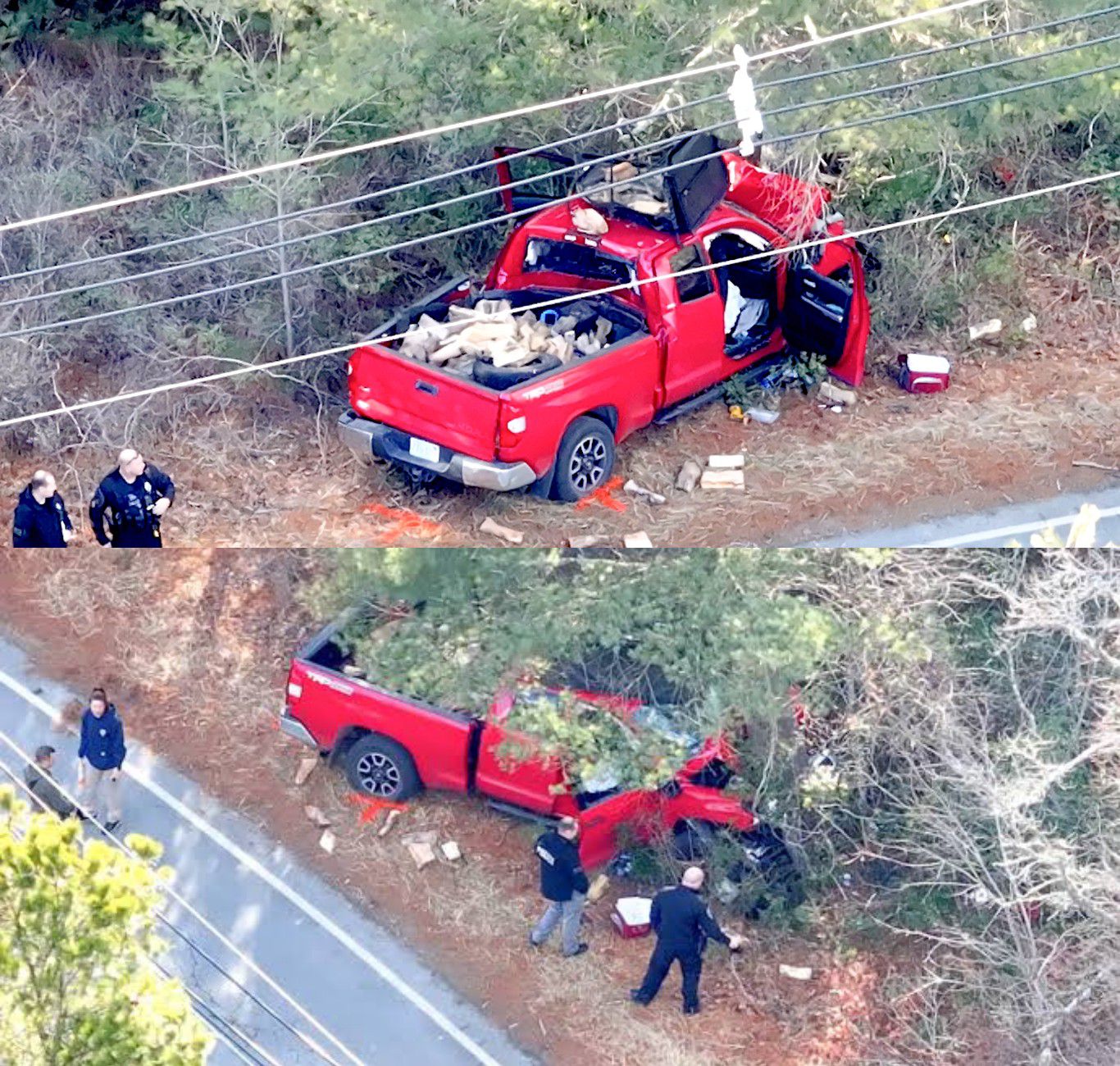 Truck - Driver killed when pickup truck crashes into tree in ...