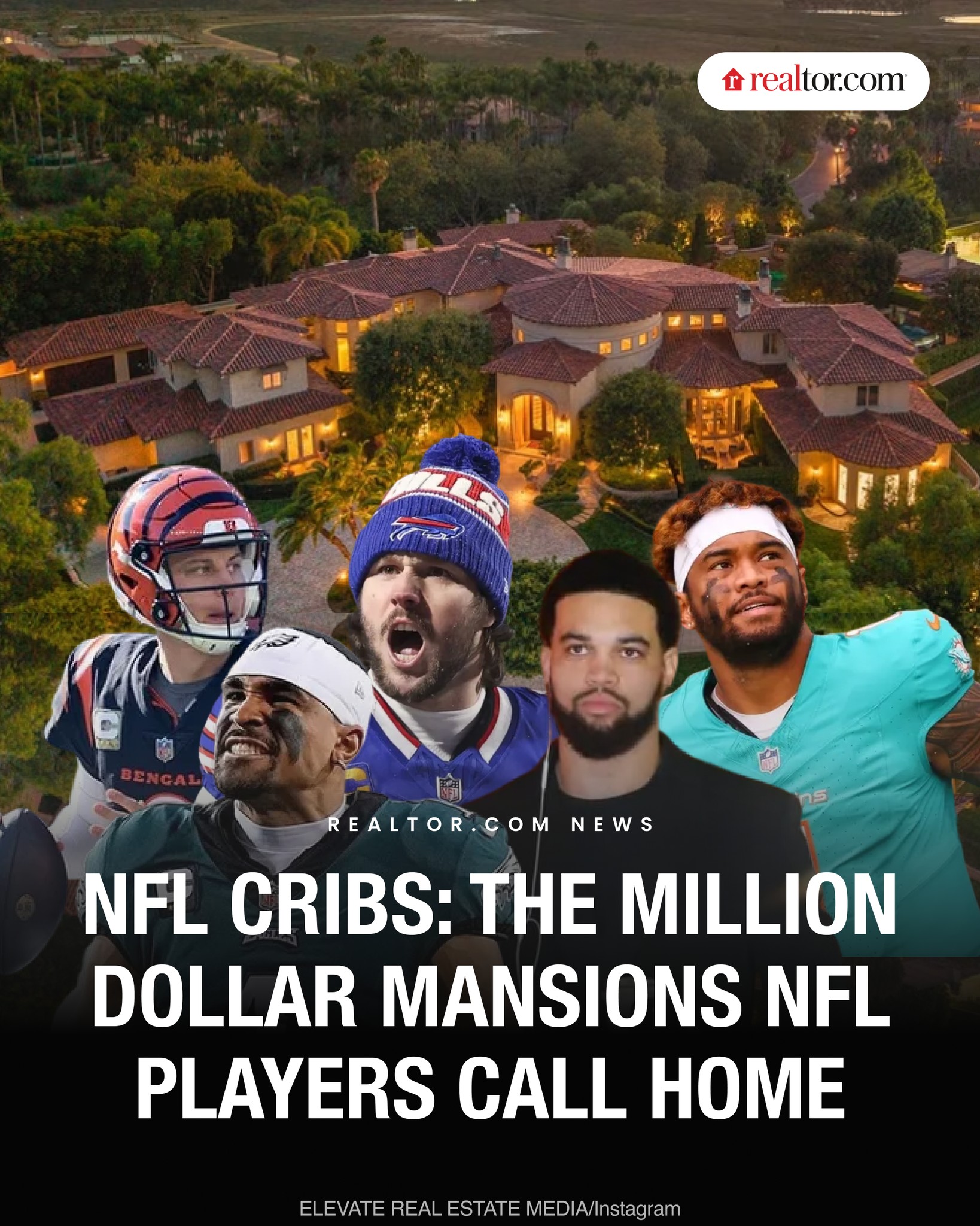 Realtor.com - NFL stars don’t just show up on game day… they show out