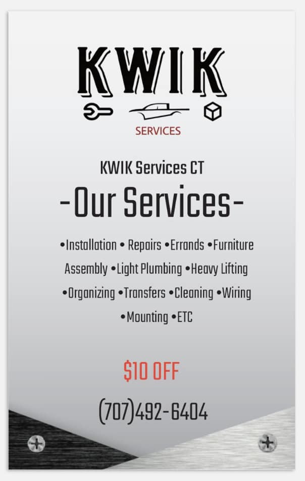 KWIK Services Ct | New Milford CT