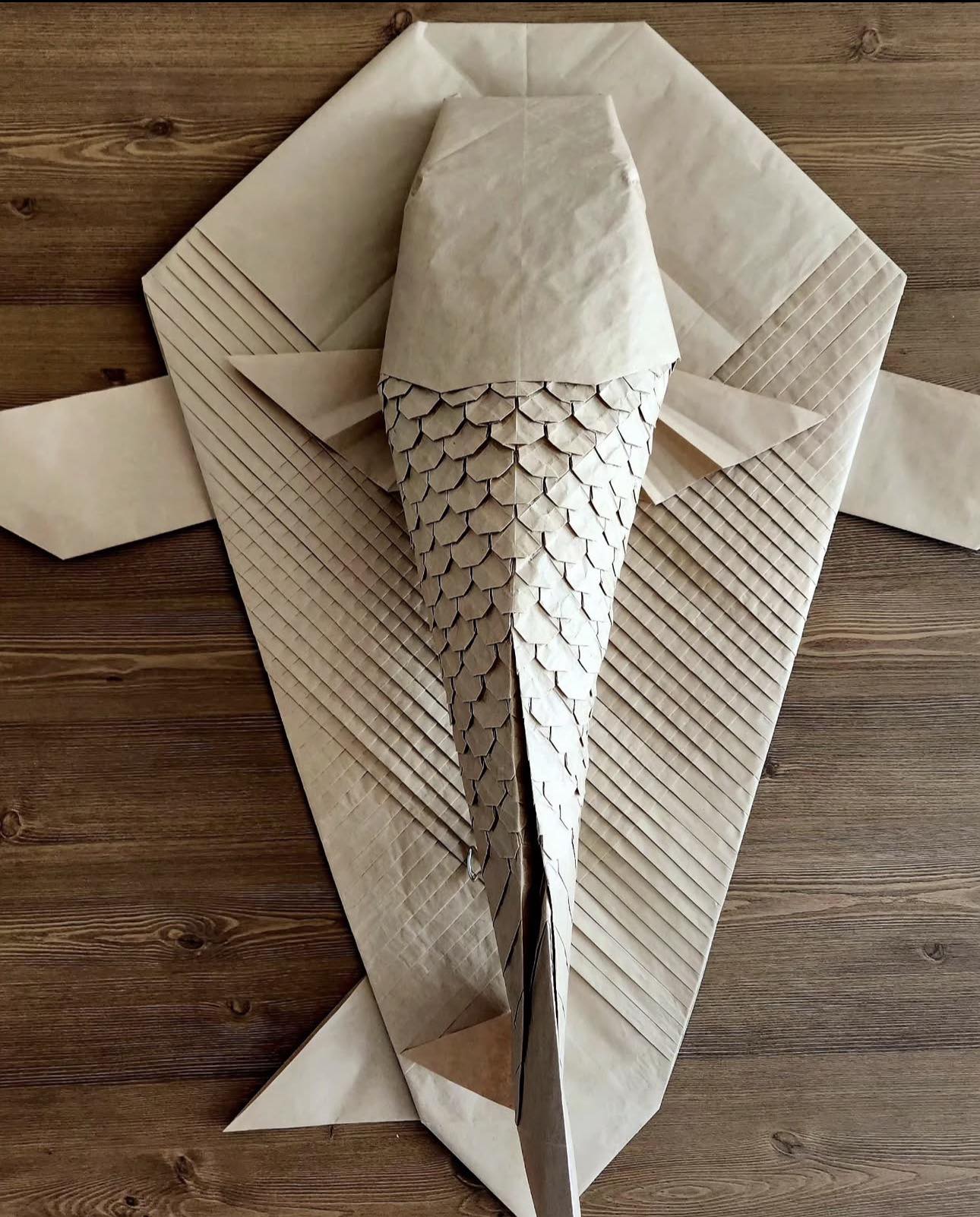 Scorpio origami design by Robert J. Lang