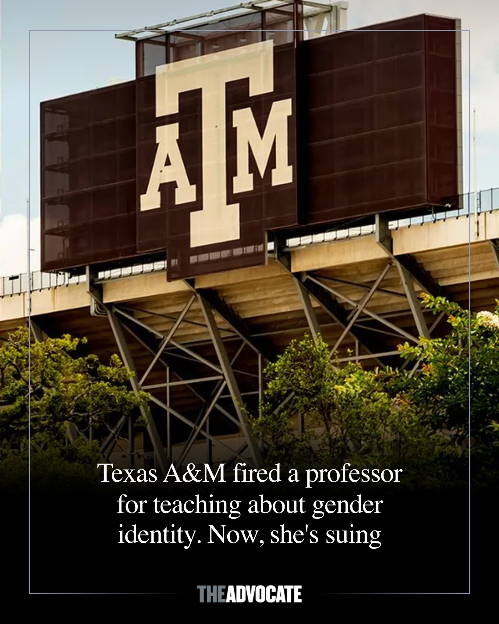 The Advocate - After being fired for a lesson on gender... | Facebook