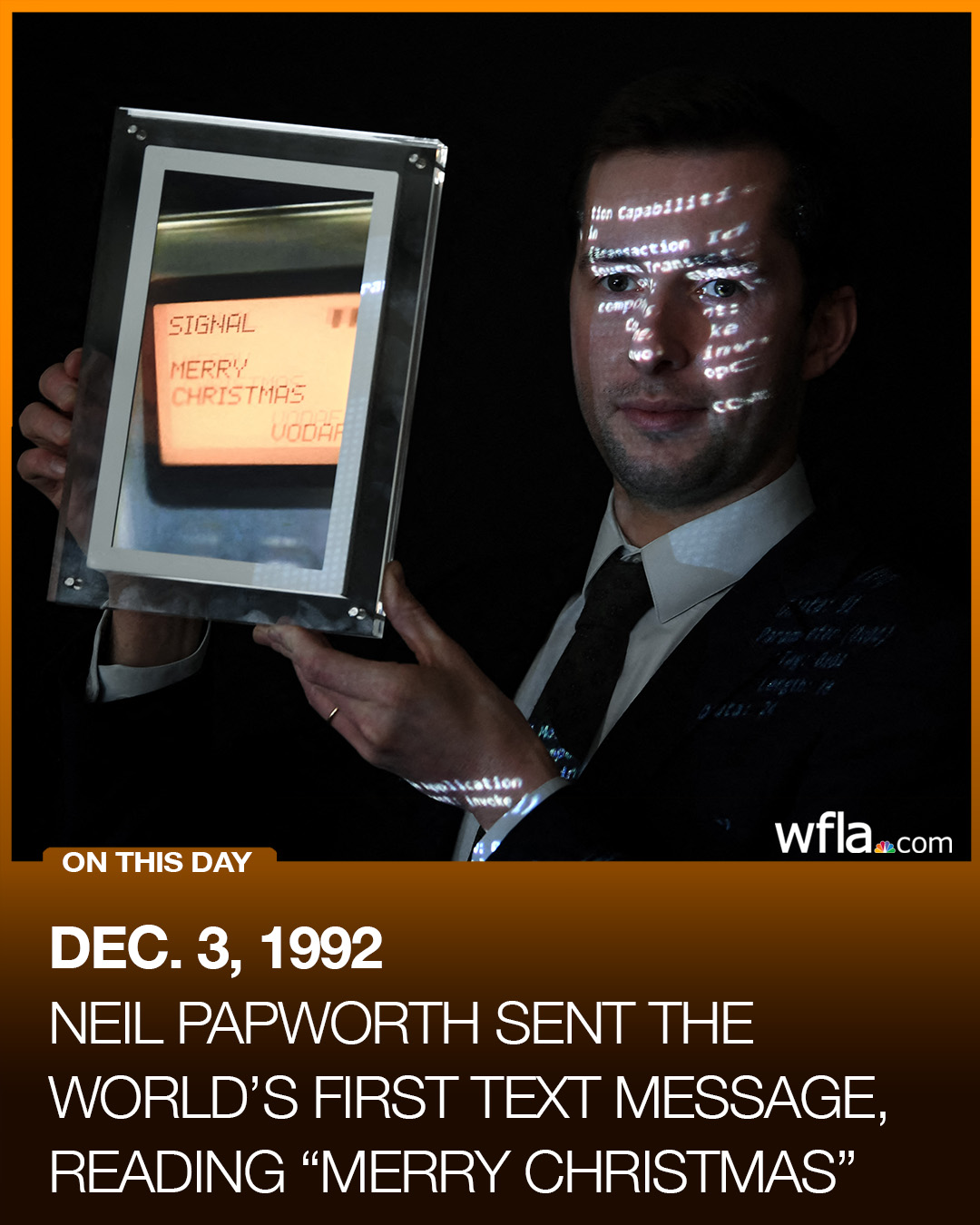 WFLA - ON THIS DAY: British engineer Neil Papworth sent the world's ...