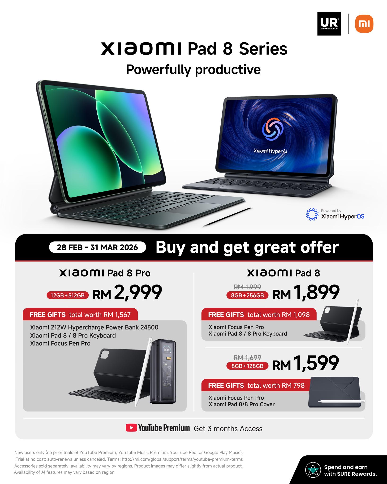 Upgrade your productivity with the new Xiaomi Pad 8 Series! ? Get 