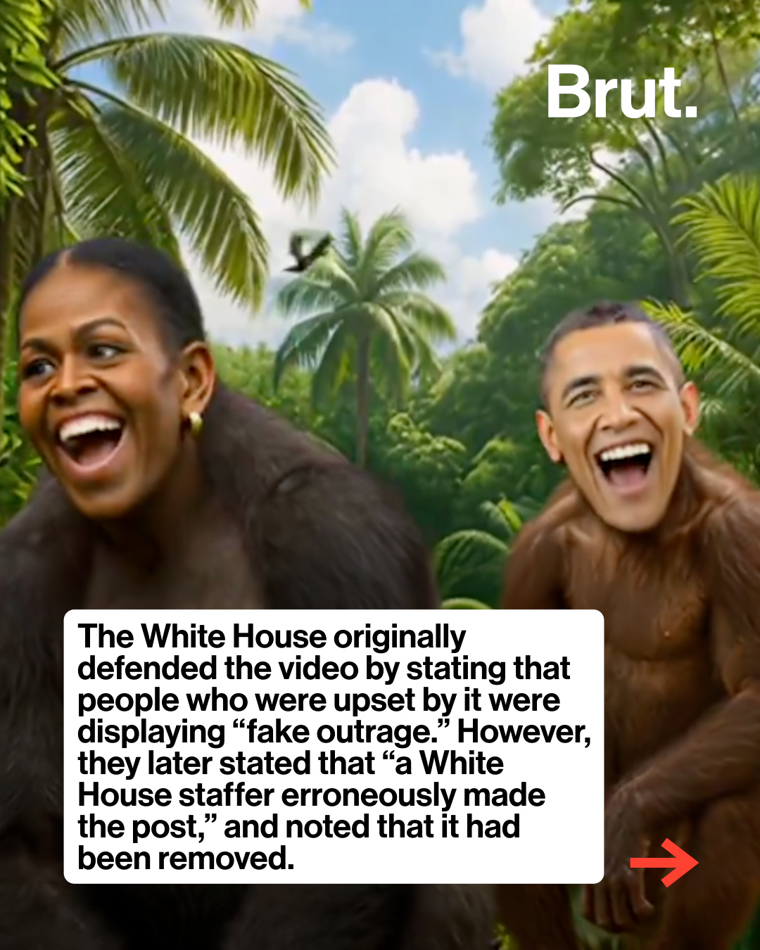 Brut - Trump received significant backlash for posting a... | Facebook